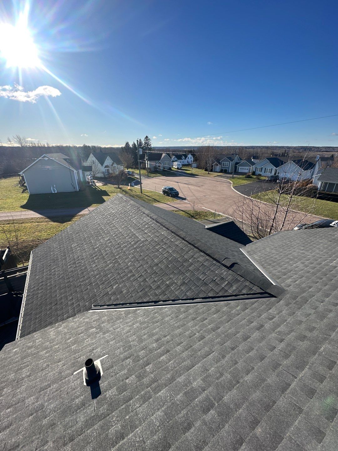 Residential Roofing Installation using Asphalt GAF HDZ  by Artisan Roofing & Home Improvements Inc.