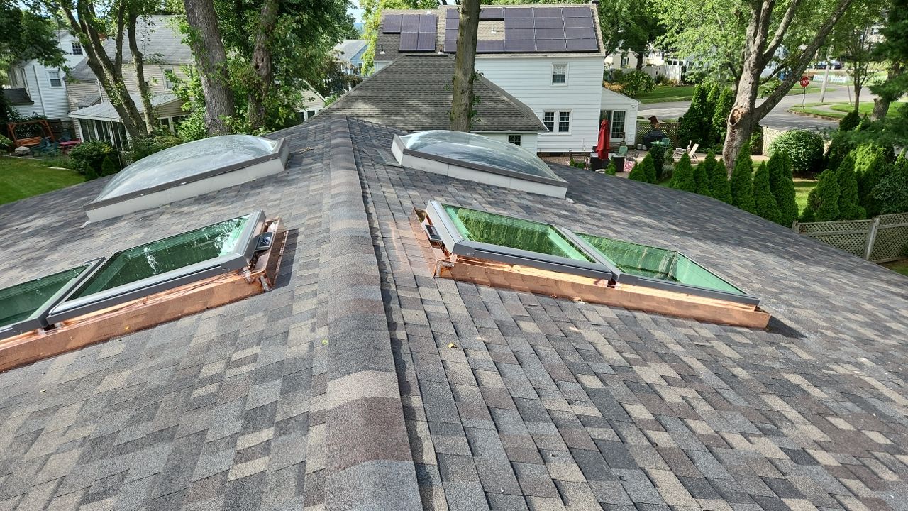 Residential Roofing Installation using Owens Corning TruDefinition Duration Designer - Black Sable by A Plus Exterior