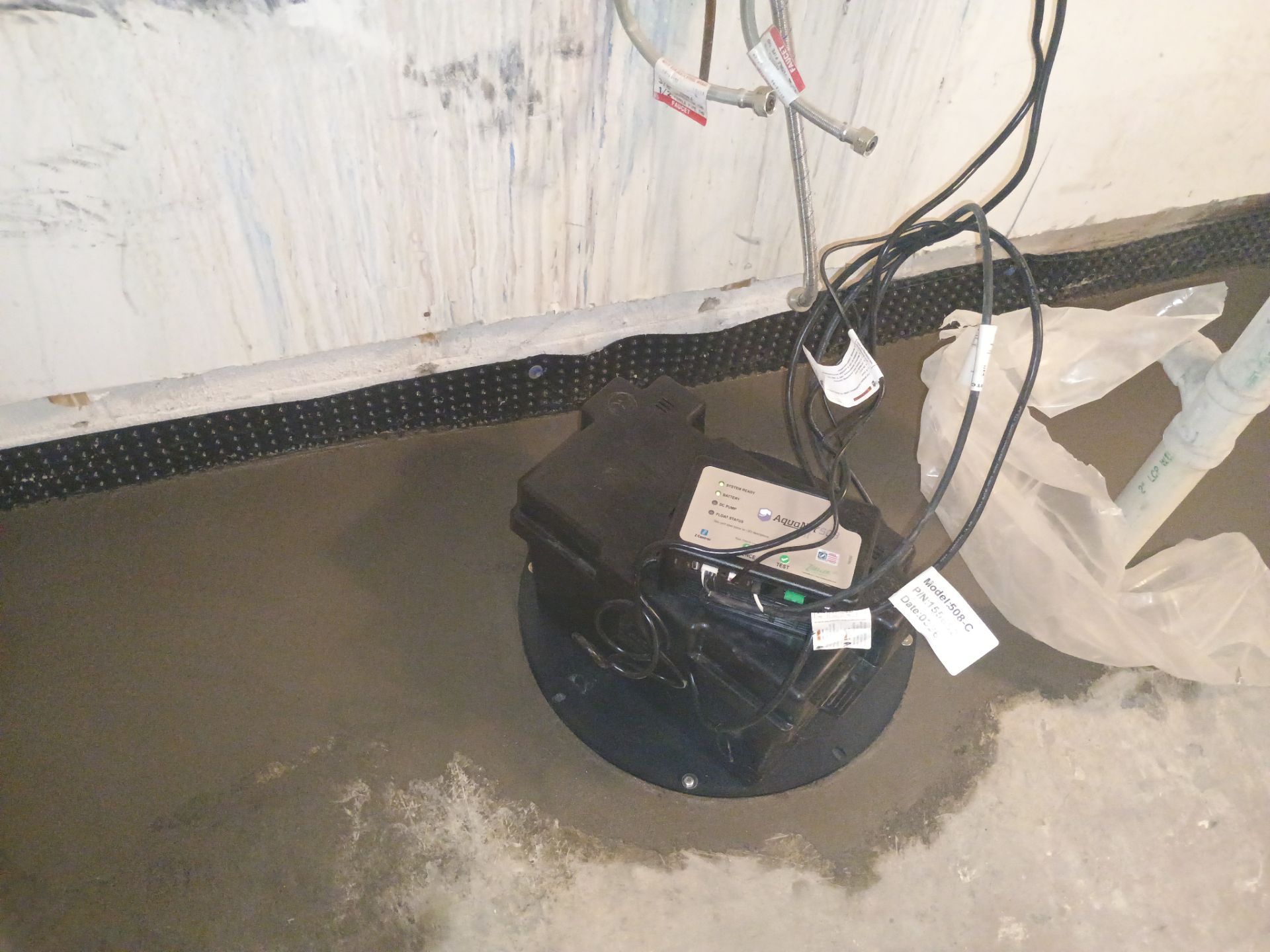 Interior Drain Tile Installation in South Minneapolis by Waterproofing Northeast
