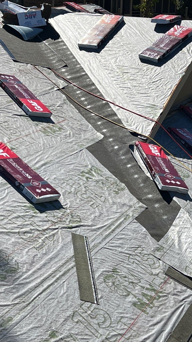 Residential Roofing Installation using GAF Natural Shadow  by A & H Roofing and Contracting