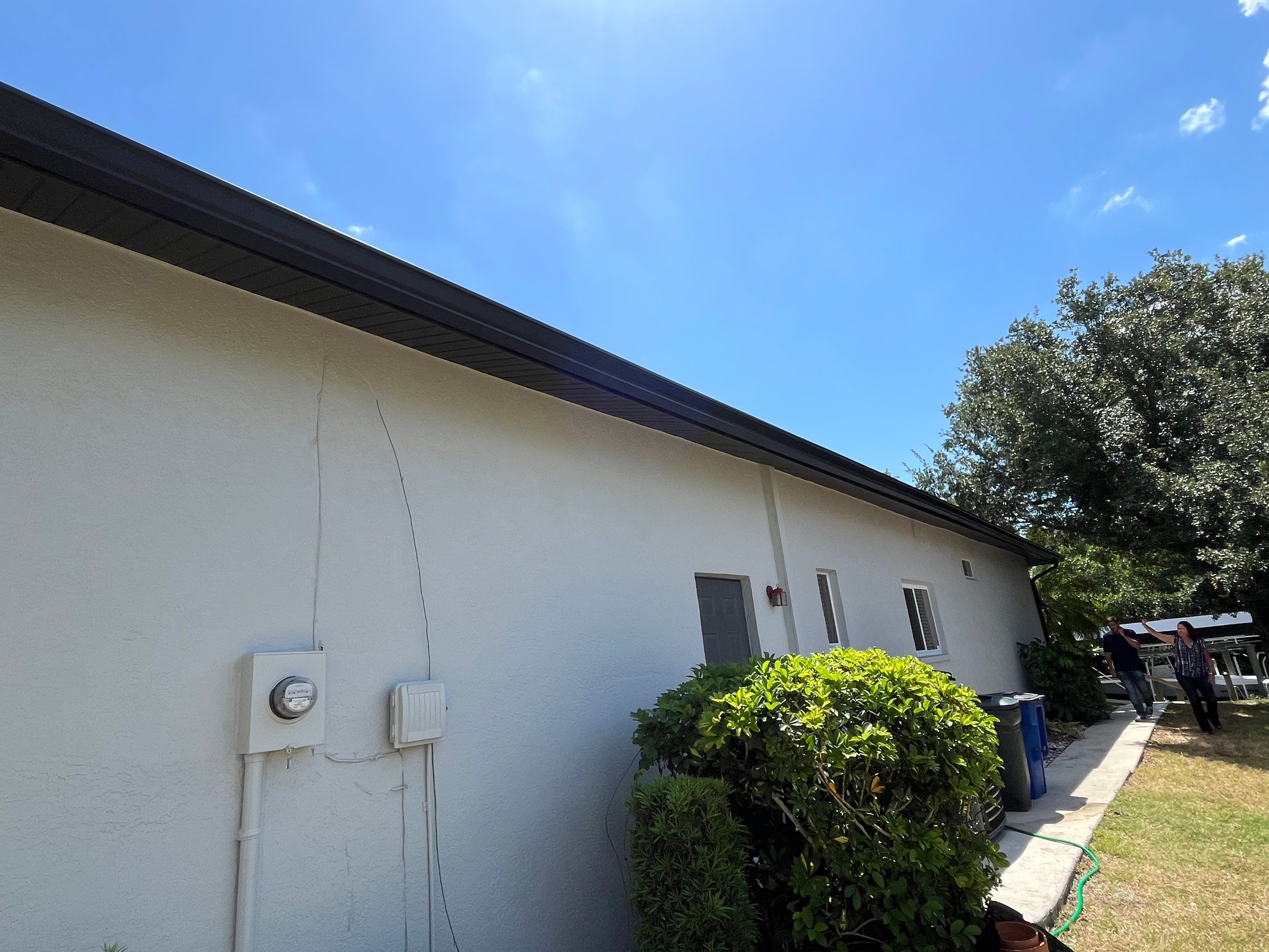 New Soffit and Fascia and Gutters in North Fort Myers FL by Gutter Professors
