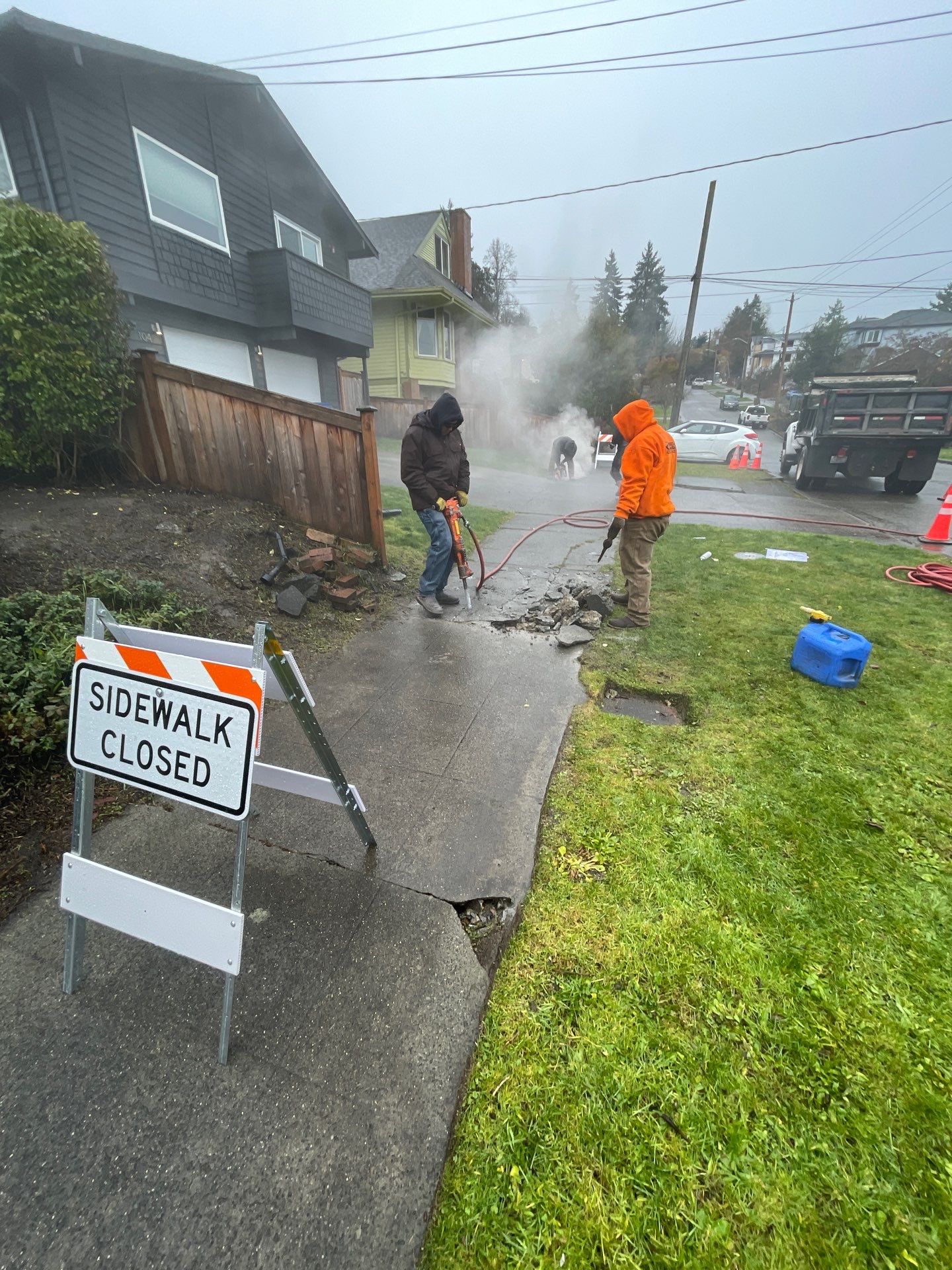 Aaron | Concrete Driveway Repair   by Jireh Asphalt & Concrete Inc 