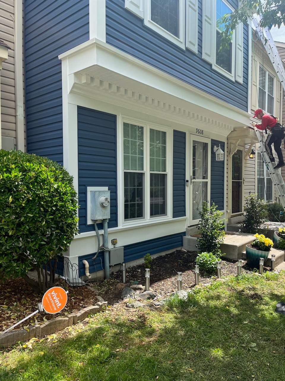 Beautiful in Blue - Mastic Siding Replacement by American Home Contractors