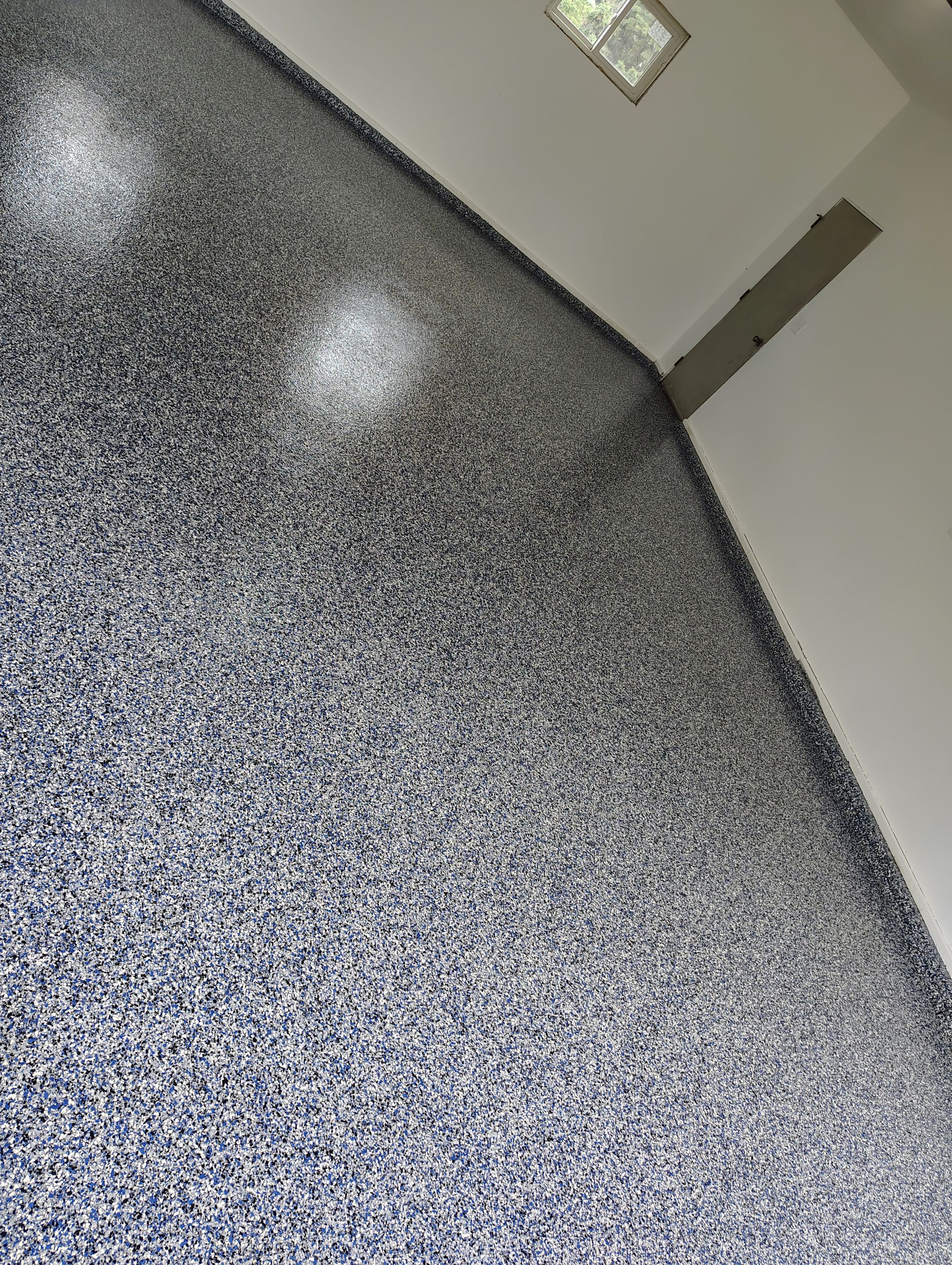 Hartford Garage Concrete Coating With Orbit Flake Finish by Select Painting, Coatings & Garage Cabinets