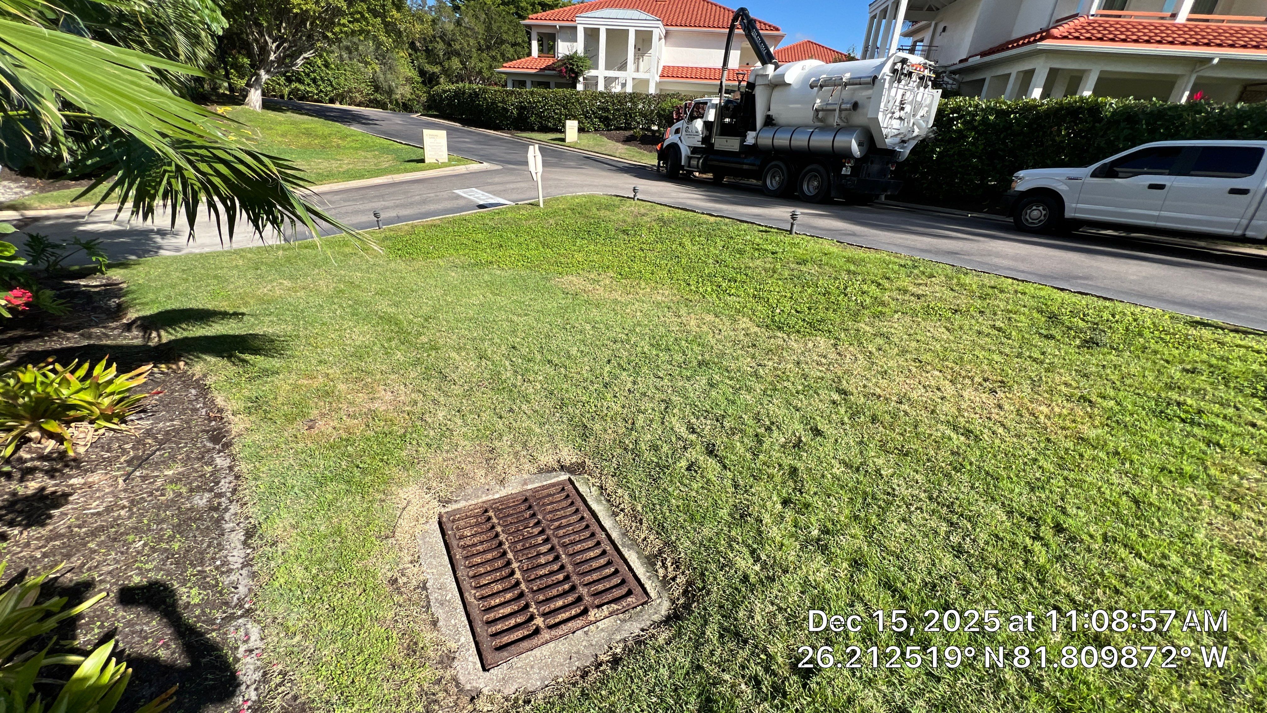 Naples Grande Catch Basin Cleaning by APS Power & Water
