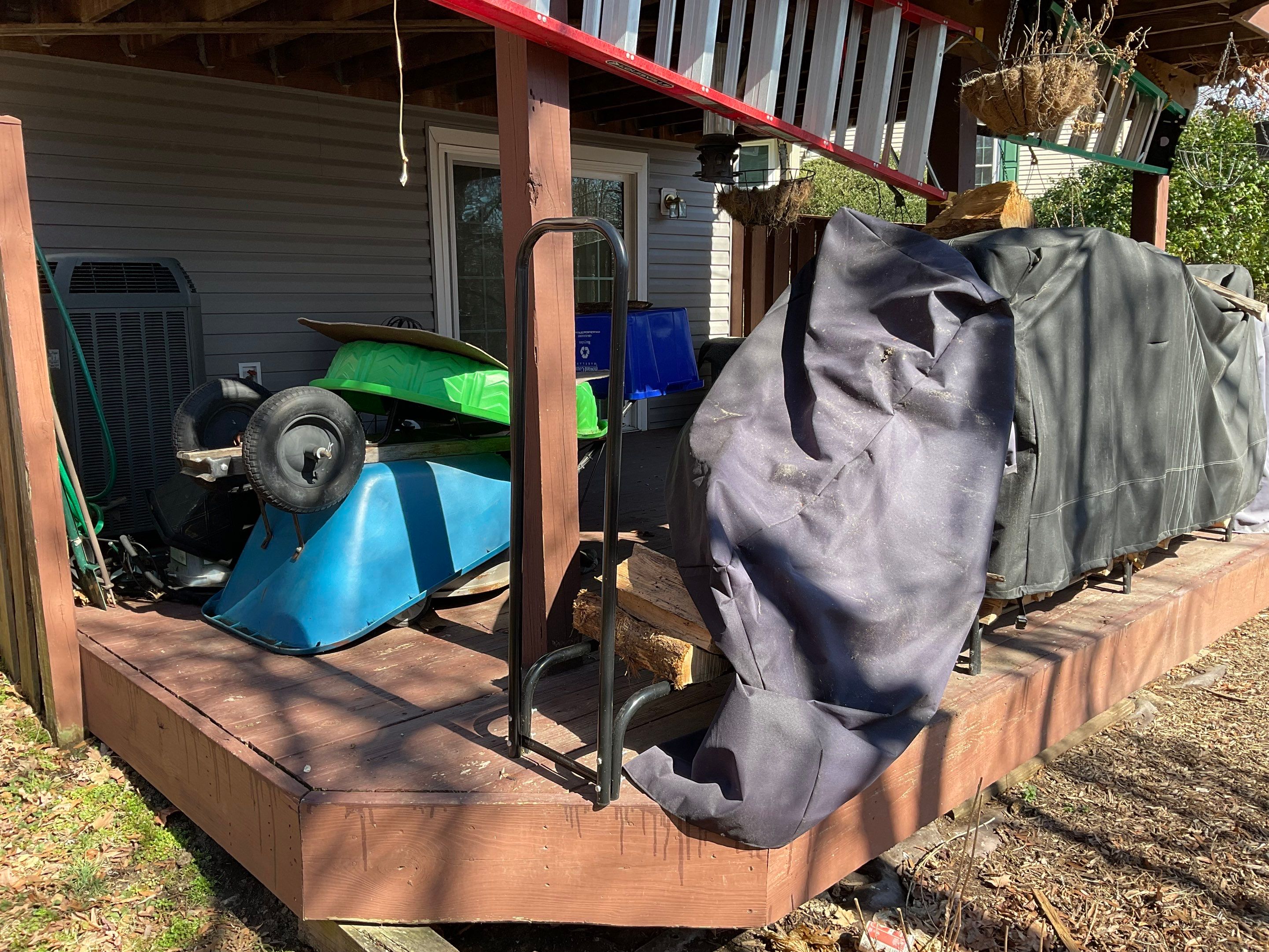 Deck Installation using New Composite Deck Board by Alpha Design Services