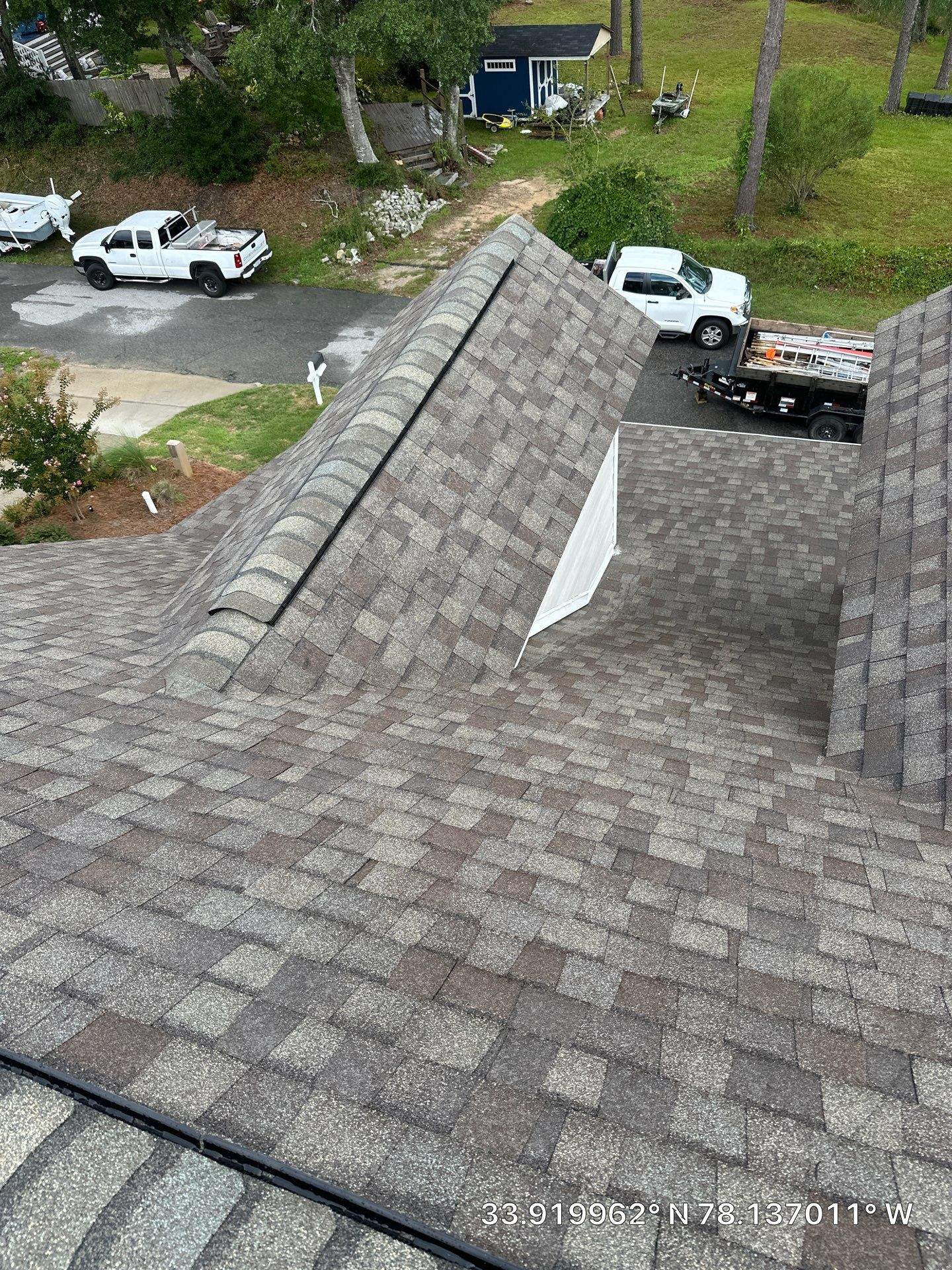 CertainTeed Landmark Weatheredwood Roof Replacement by RGR Construction and Roofing, LLC