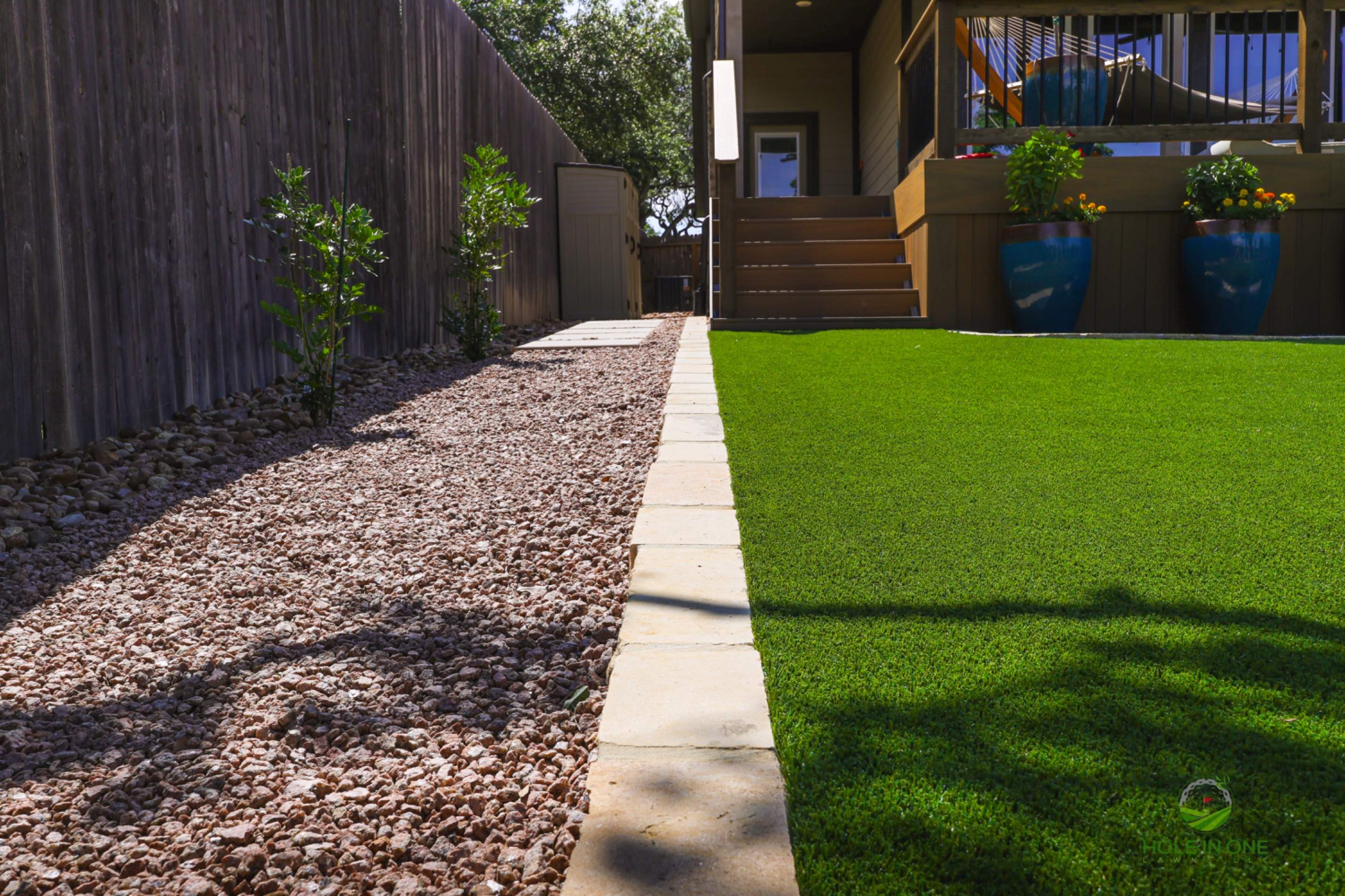 Mustang Oaks, San Antonio TX by Hole In One Lawns, LLC