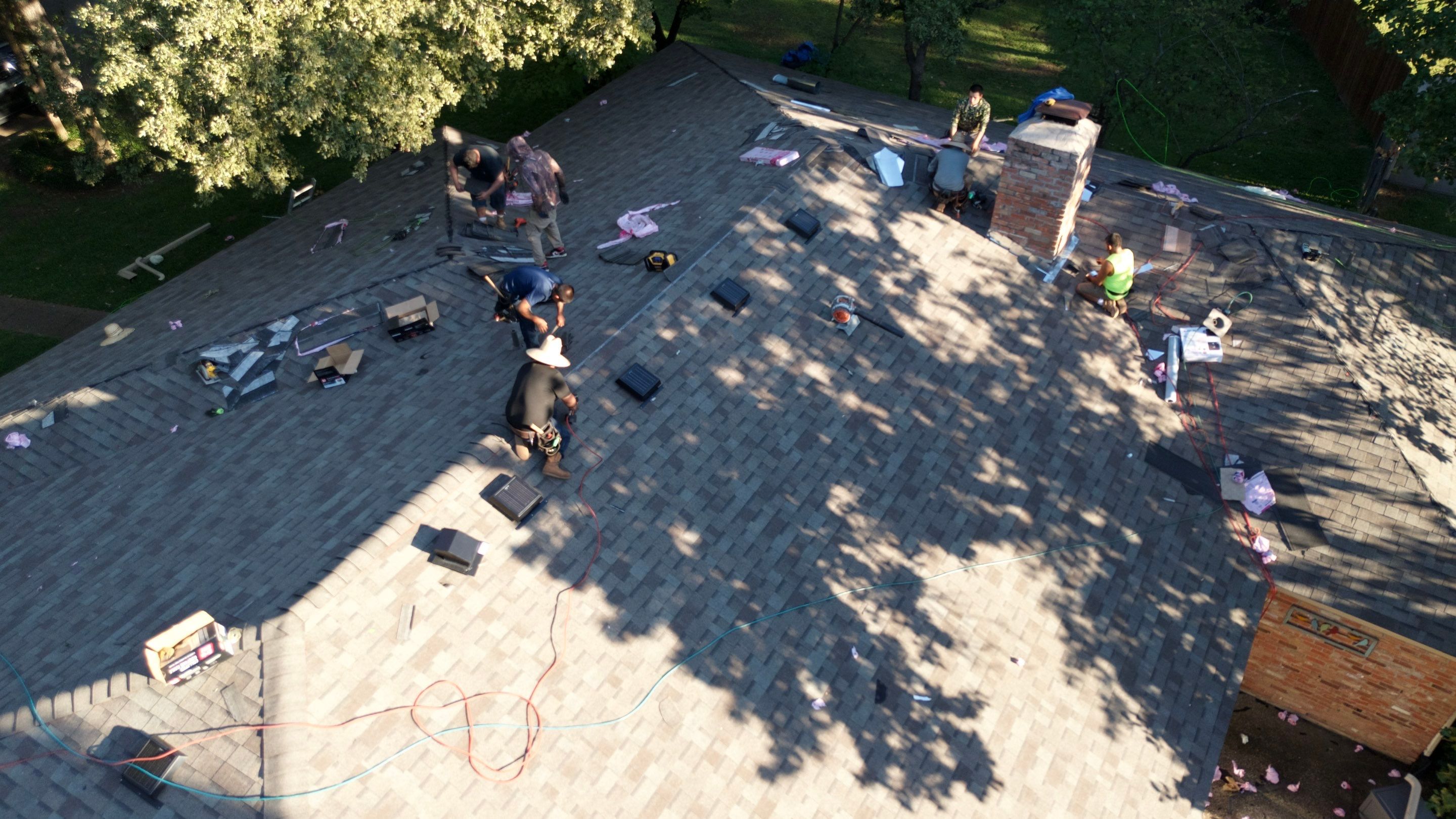 Residential Roofing Installation using Owens Corning ProArmor Synthetic Underlayment by Becker Roofing and Exteriors