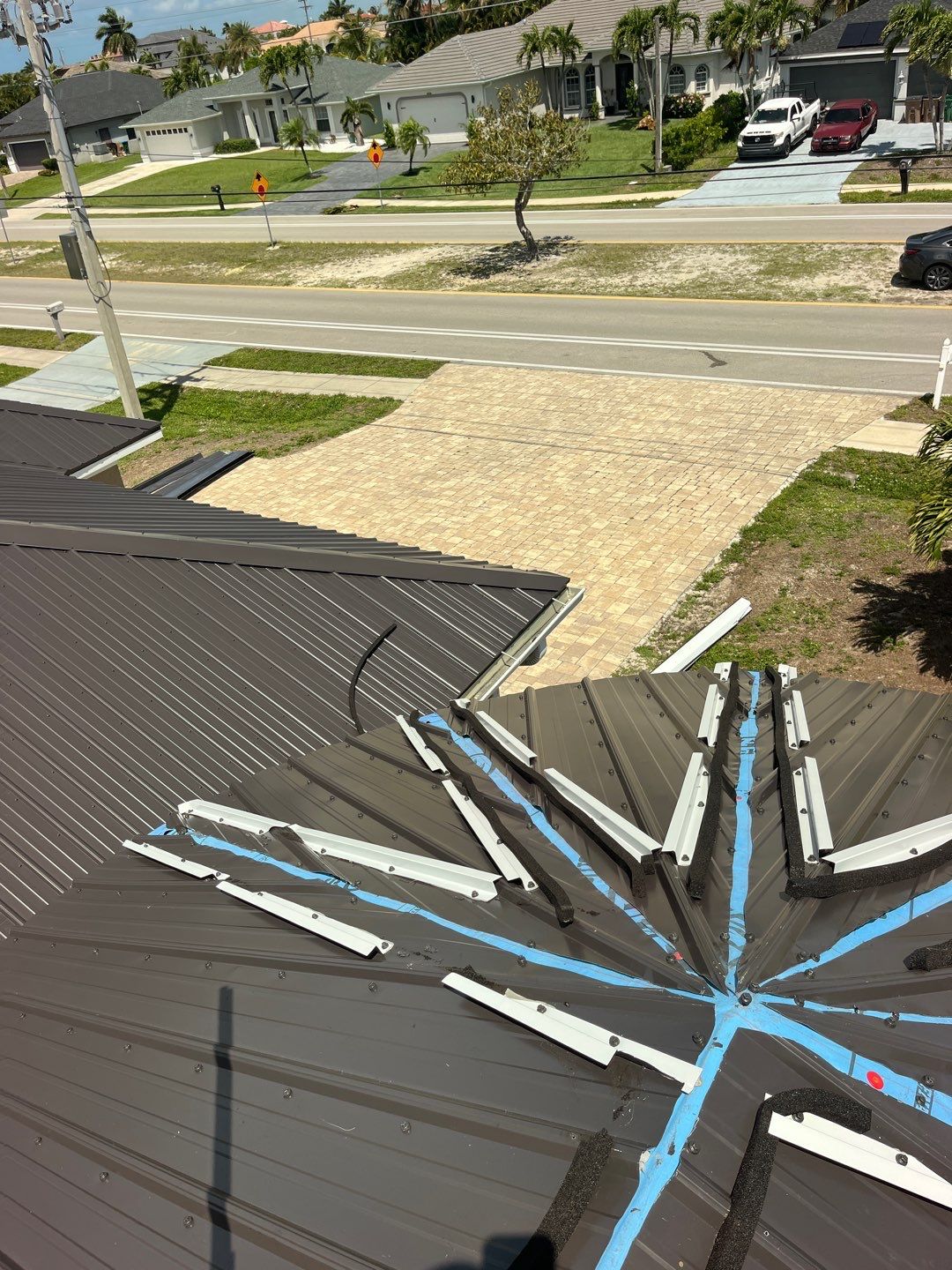 Residential Roofing Installation using Tuff Rib by Durabilis Roofing INC