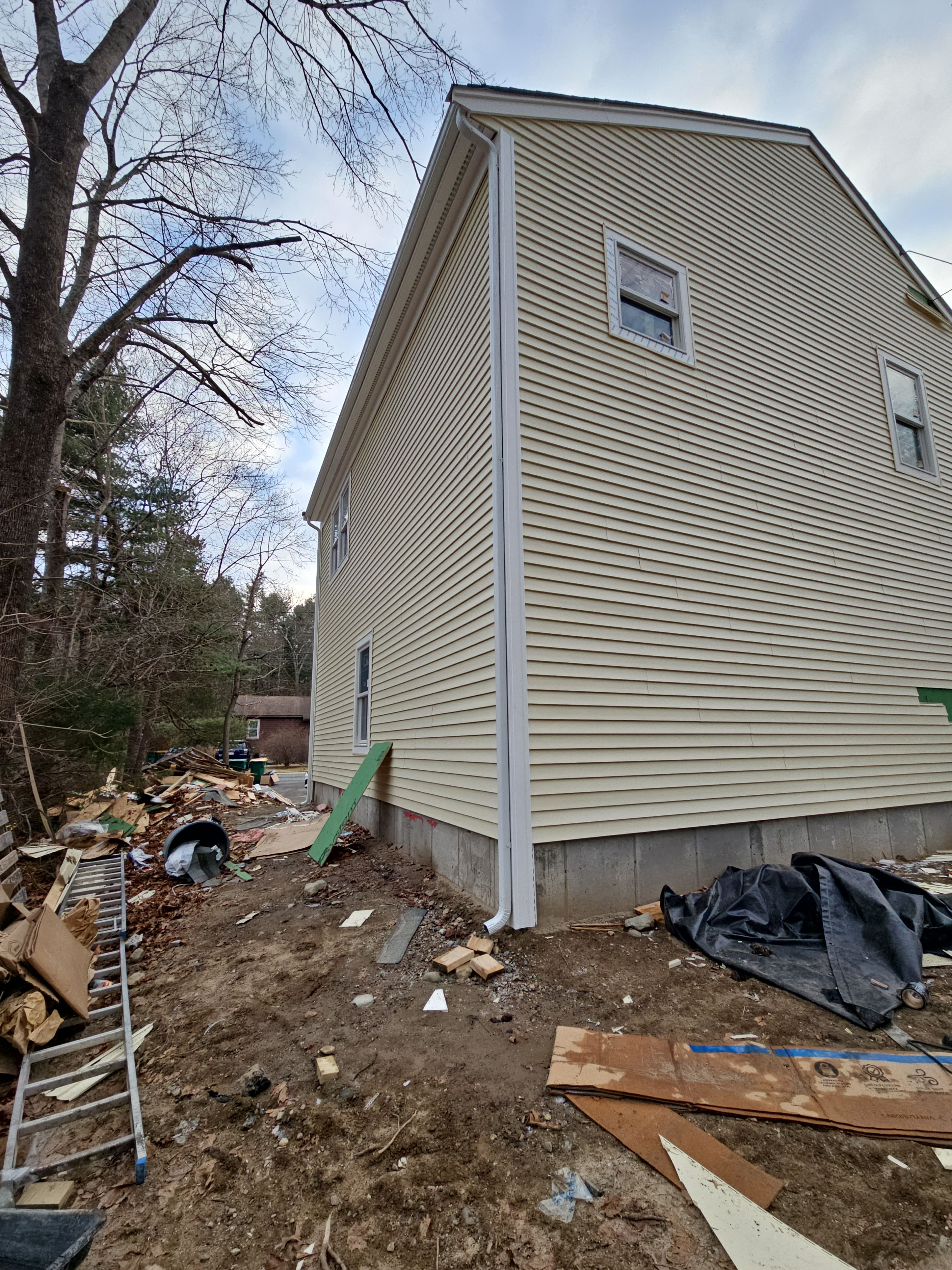 Gutter Installation using 5" K-Style Aluminum Gutter in Norton, Ma by Gutter Pro Enterprises