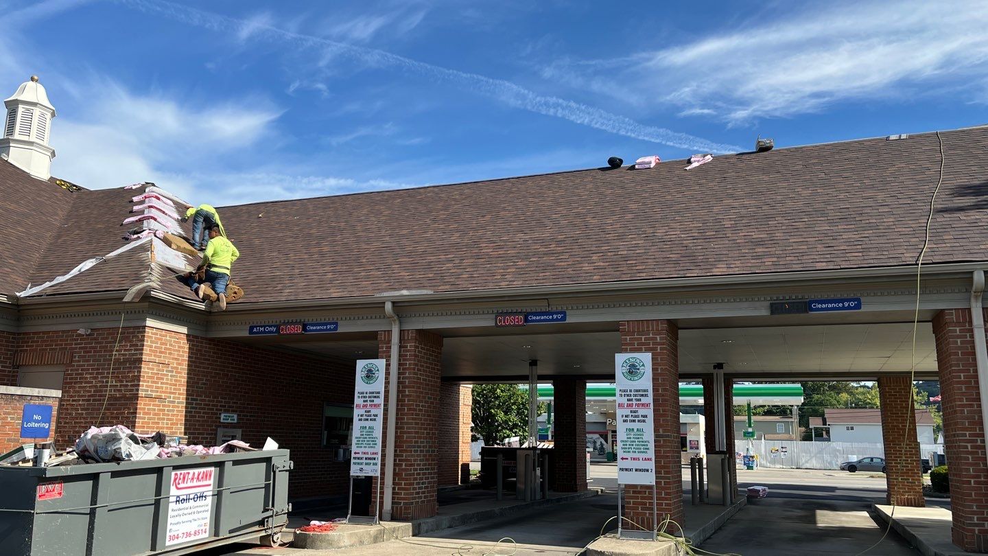 Commercial Roofing Installation using Performance Shingles by Mr. Roofer