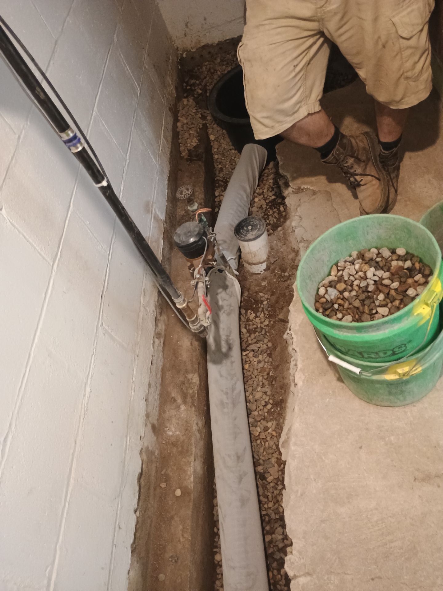 Drain Tile & Sump Pump Installation in South Minneapolis by Waterproofing Northeast
