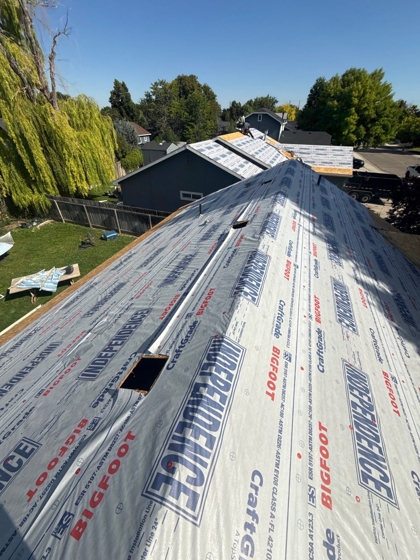 Full Residential Roof Replacement in Kuna Featuring Architectural Shingles by Olive Roofing
