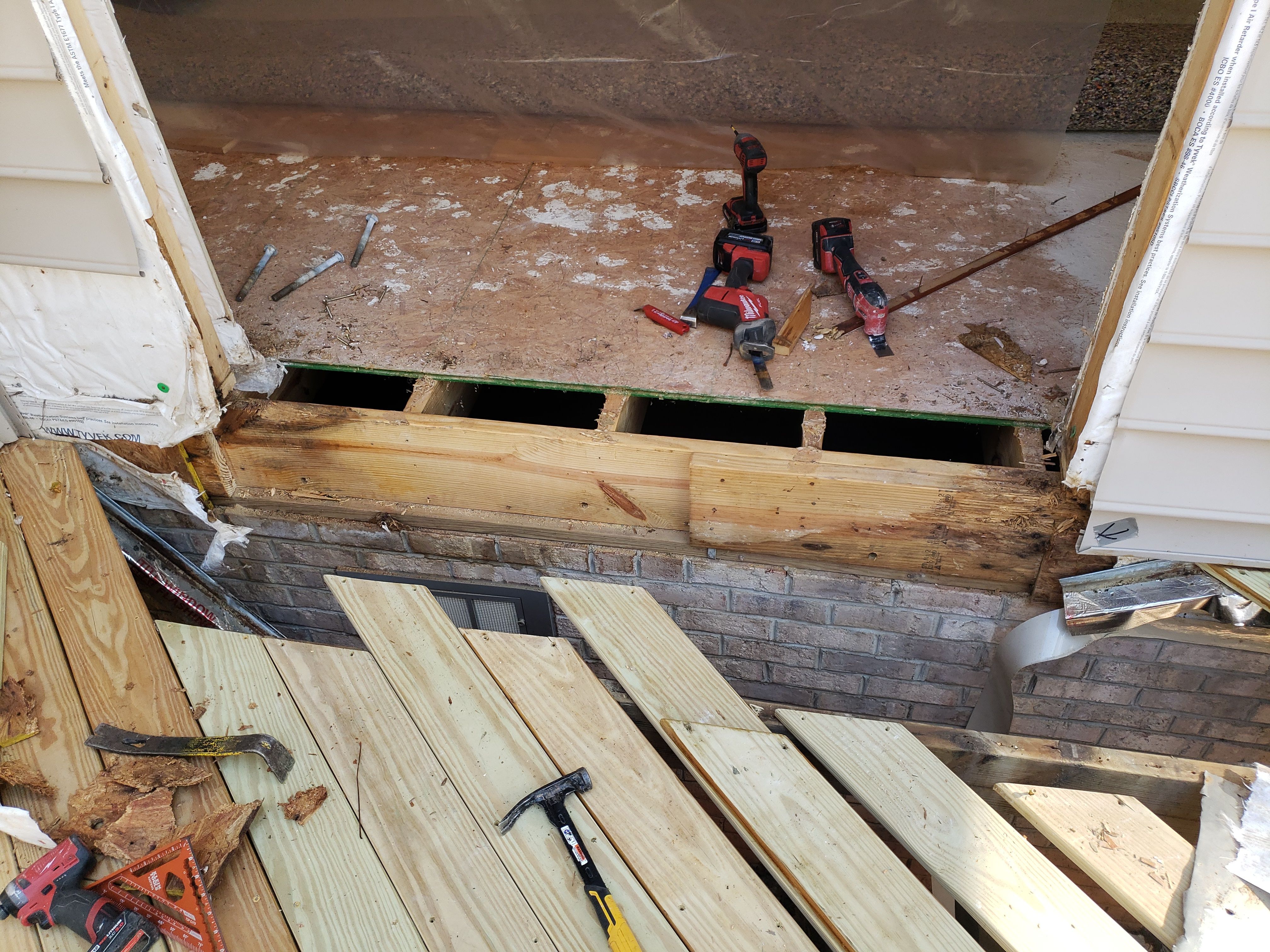 Two Door Replacements & Major Rot Repair! by A Step Above Handy LLC 