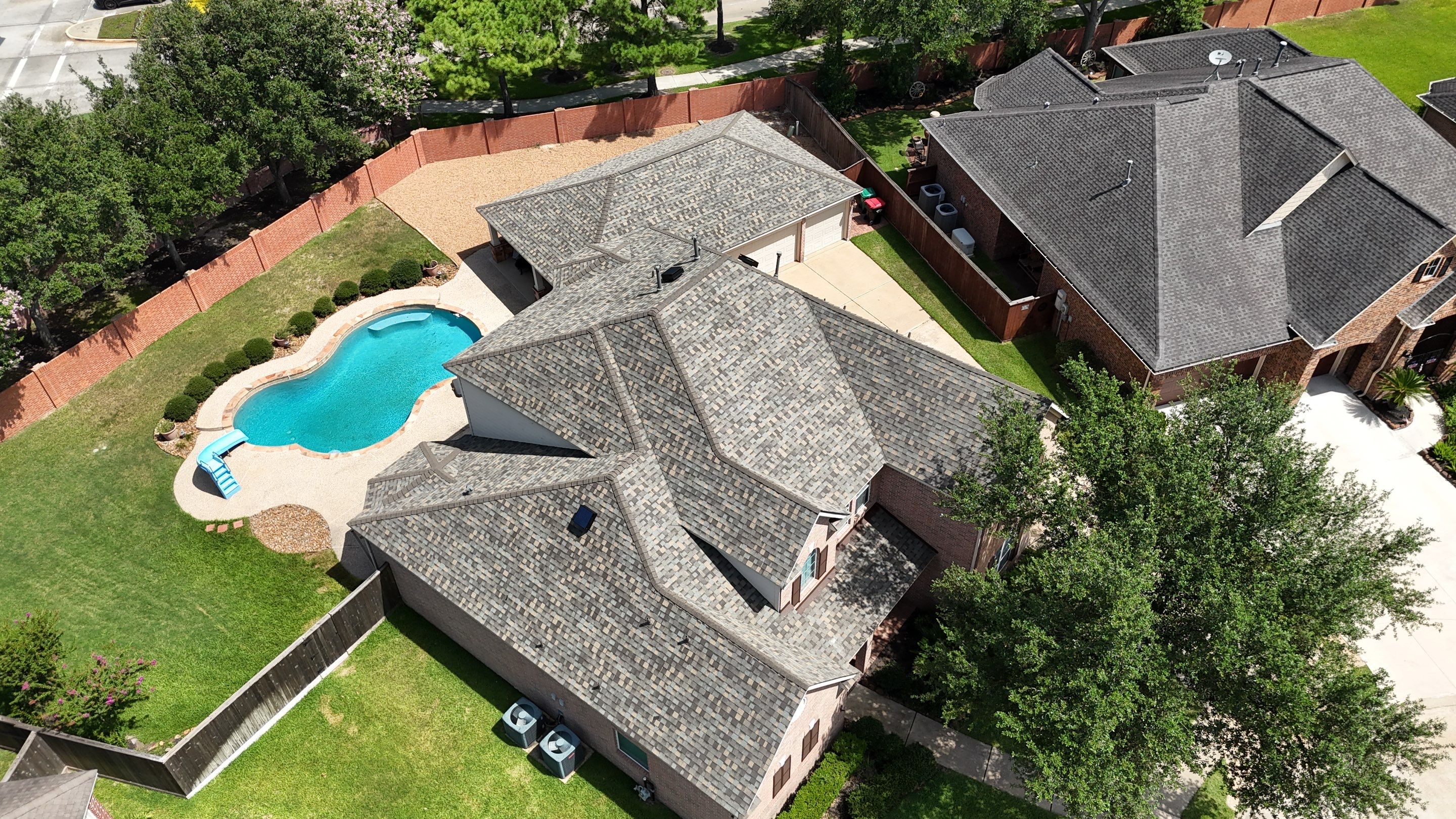 Residential Roofing Installation using IKO Nordic in Cypress by Core Four Roofing