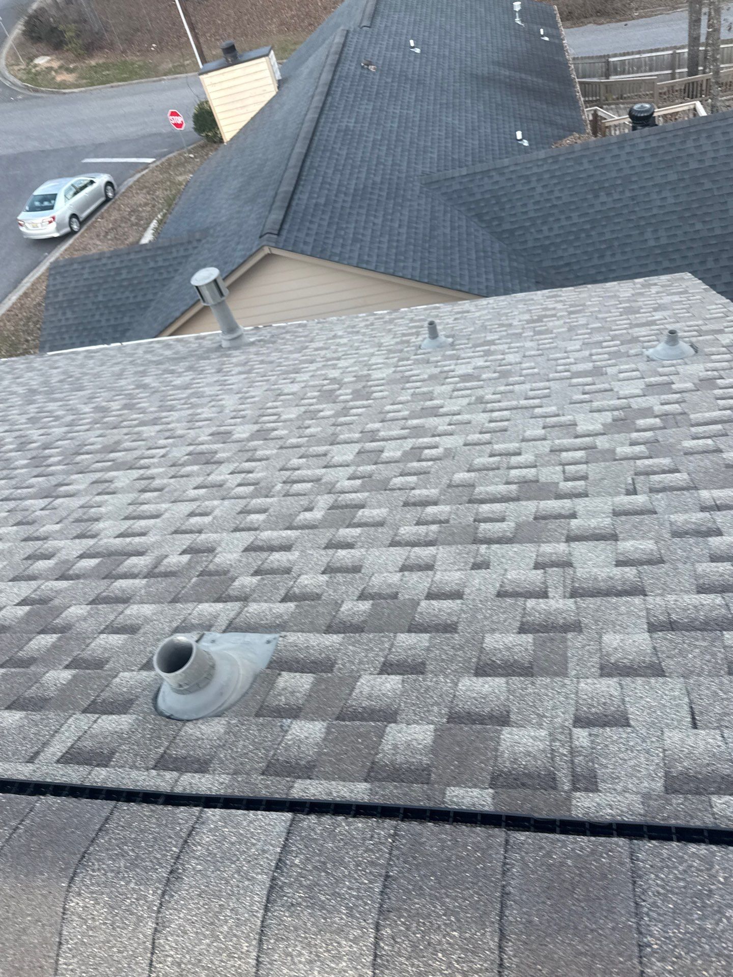 Roof Replacement in Pelham (Weathered Wood) by The Roofing Dudes