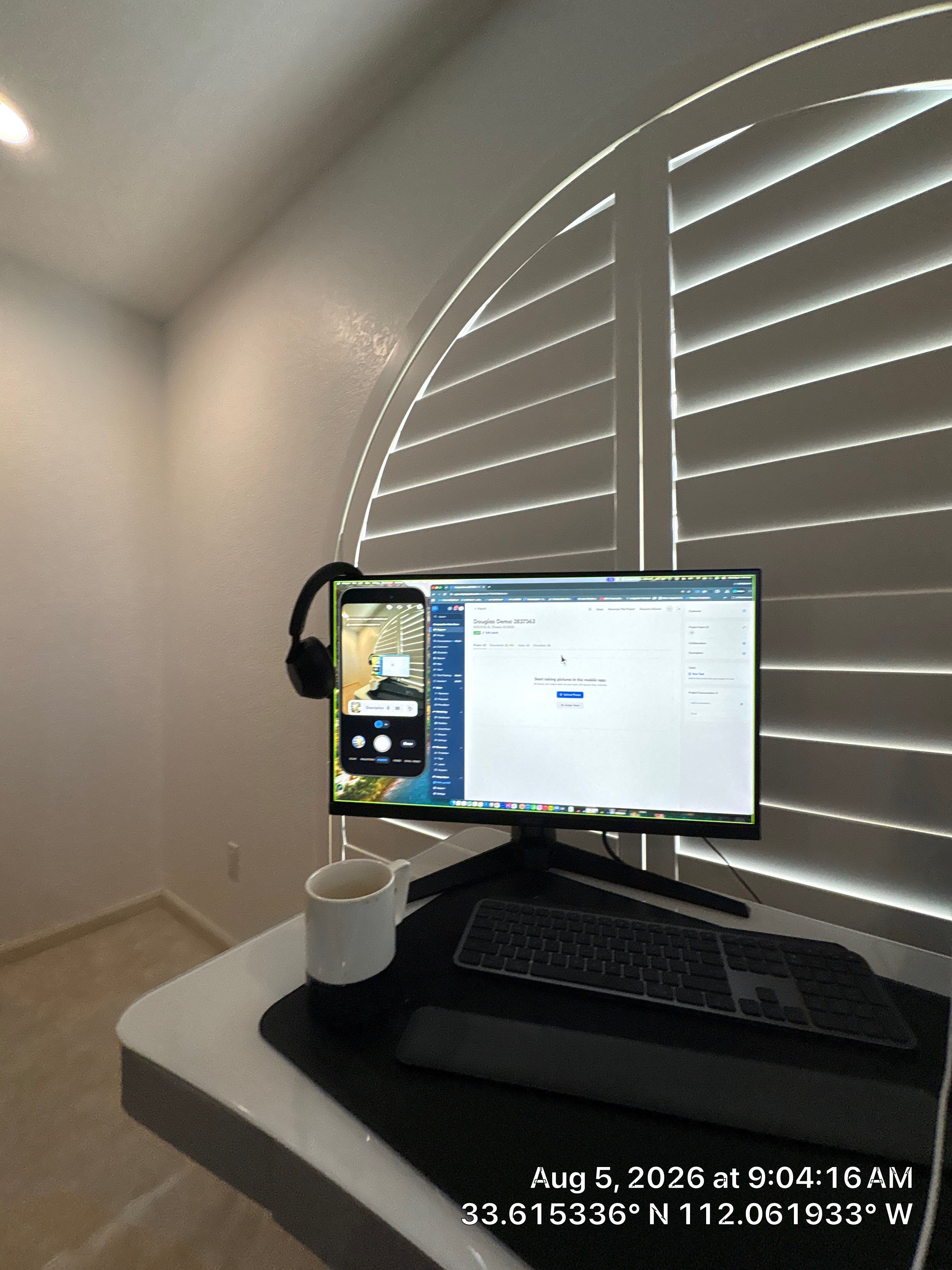 Home Office and Entertainment Room Renovation in Phoenix by CompanyCam Sales Demo