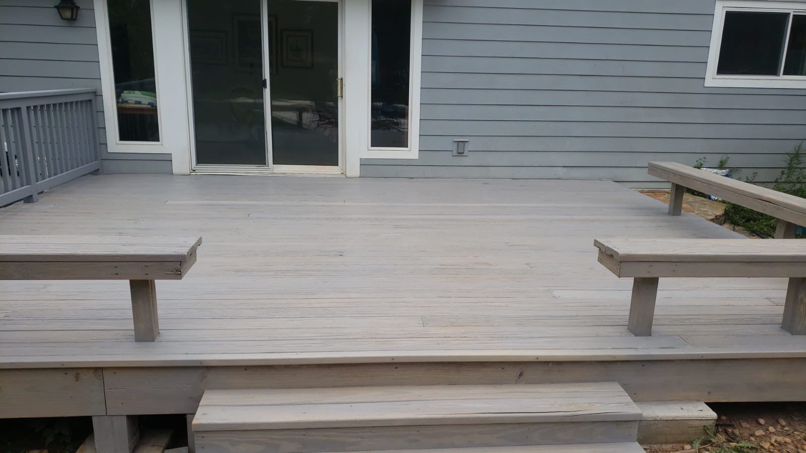 Multi-Level Deck Staining and Refinishing in Roswell Georgia by Swift Home Renovations