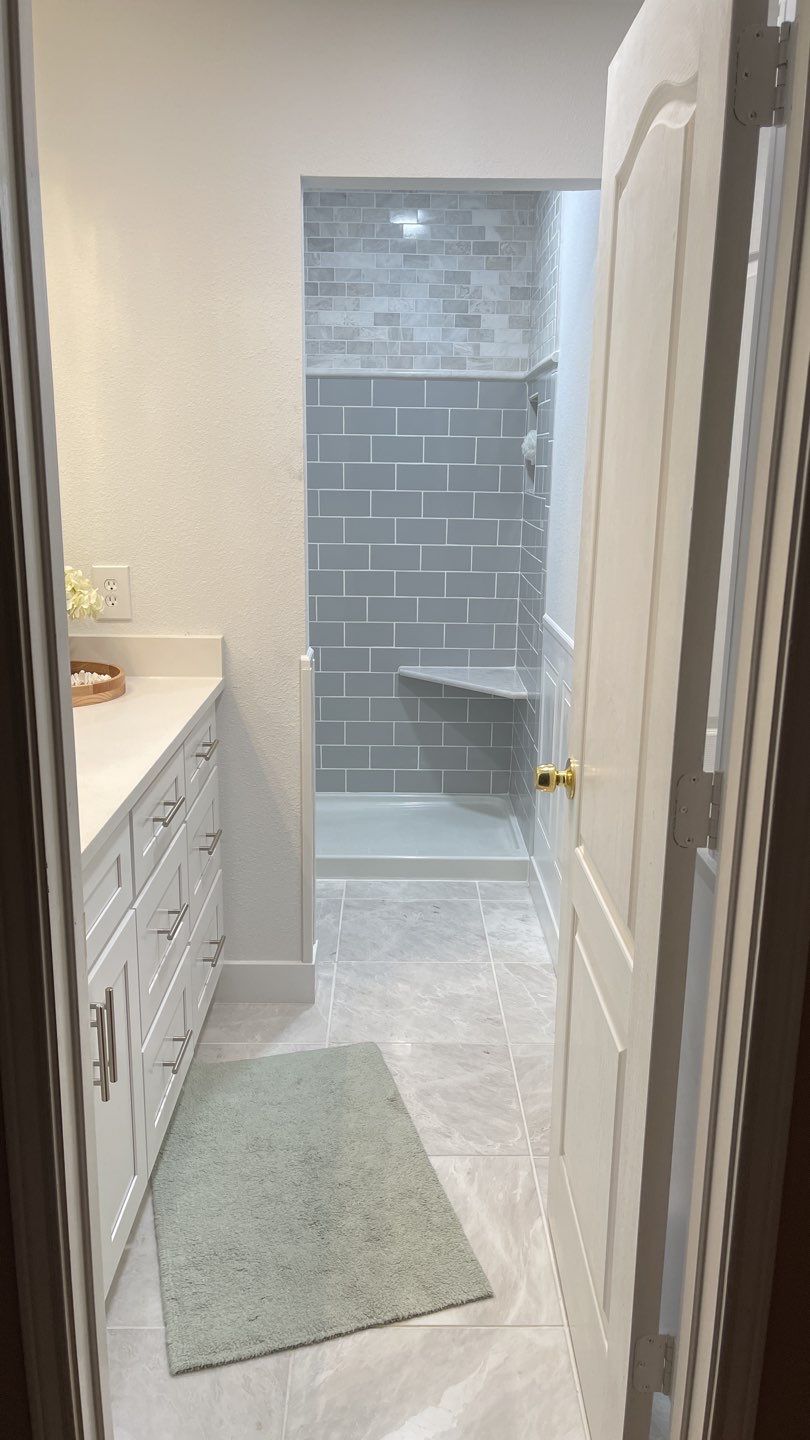 Full Bathroom Remodel by First United Roofing & Construction