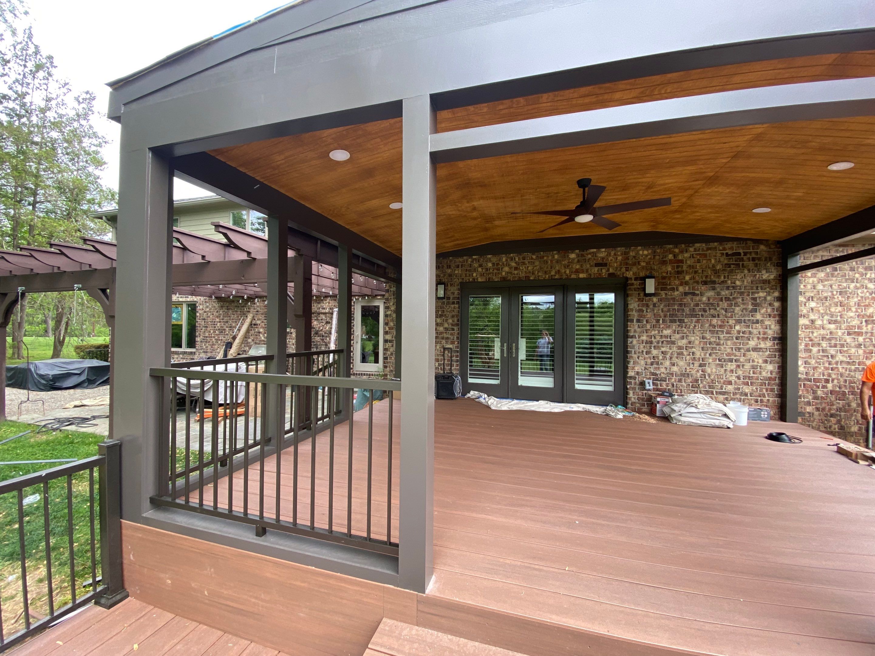 Deck/Screen porch Transformation using Timbertech by The Smet Companies, LLC