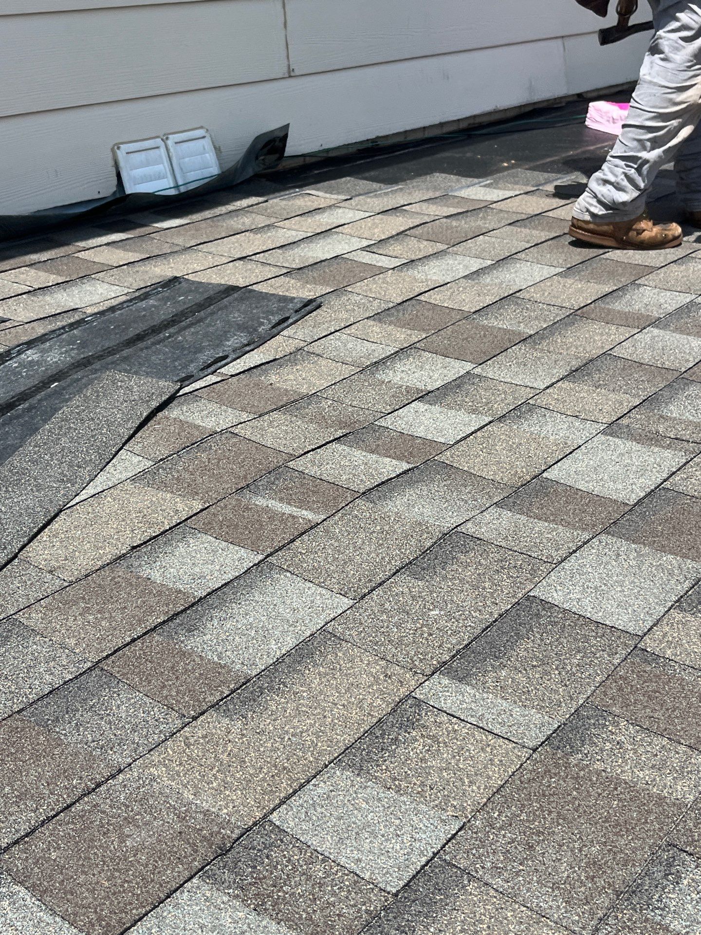 Residential Roofing Installation using Owen's Corning Duration (Lifetime) Shingles by Roof Repair Company