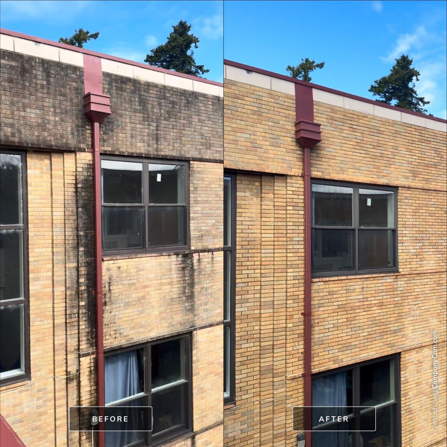 A Massive Brick Building Makeover - Astoria by Rolling Suds of Oregon Coast – Salem