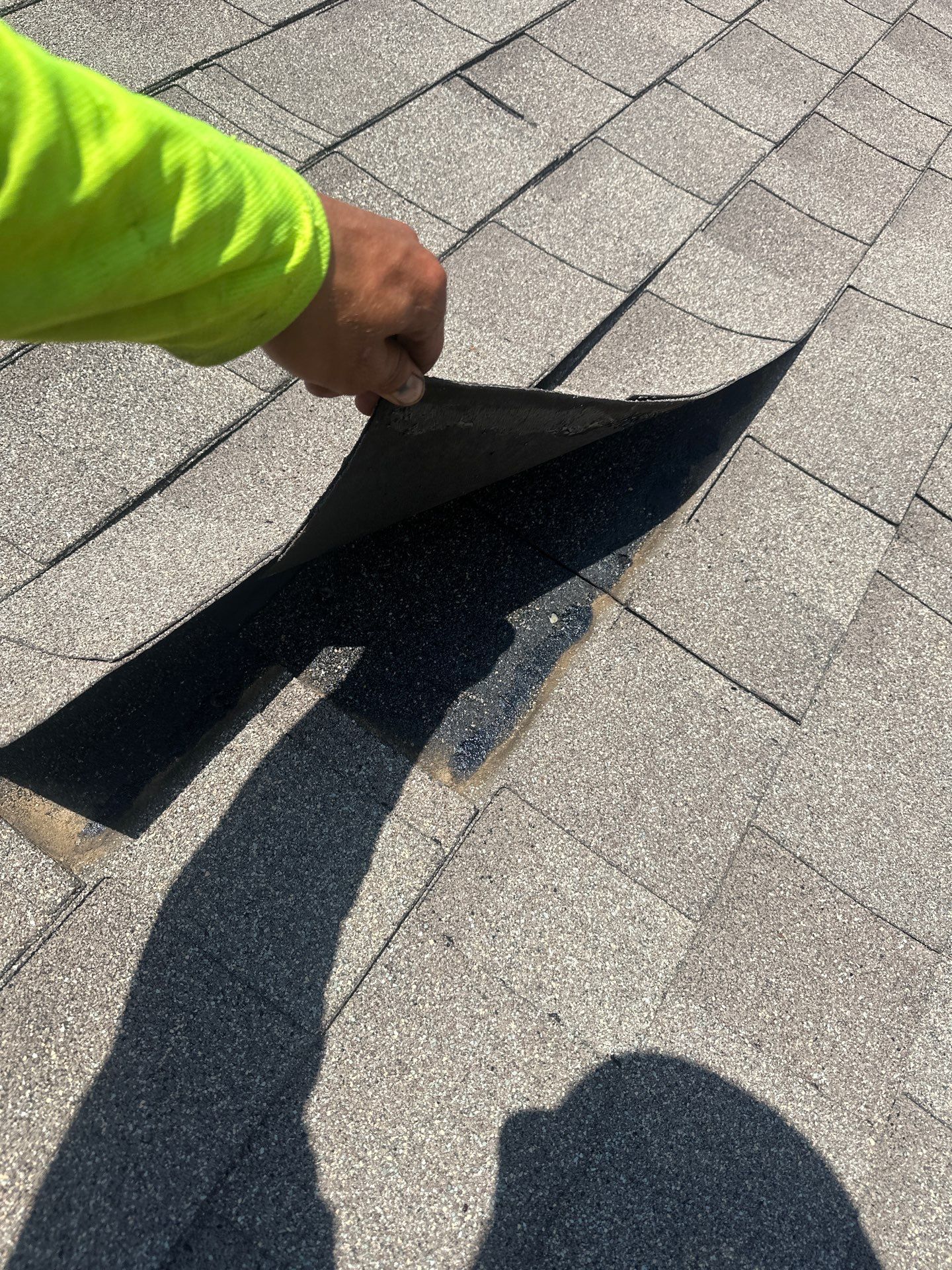 Hail Damage using Owen's Corning Duration (Lifetime) Shingles by Roof Repair Company