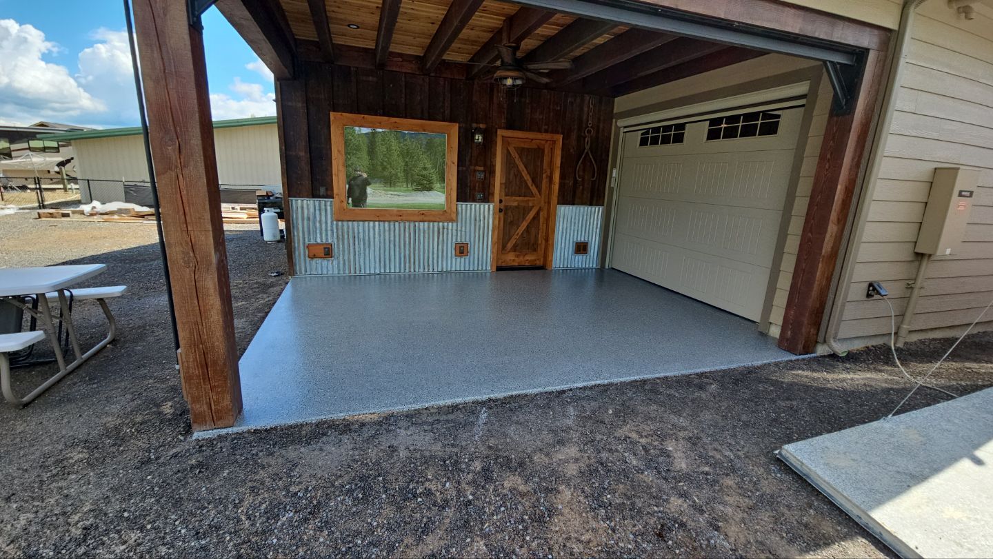 Patio Transformation using Shale Hybrid by Croc Coatings, LLC