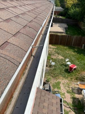 Turtle Shell gutter protection installation in Naperville, IL 60564, photograph 6
