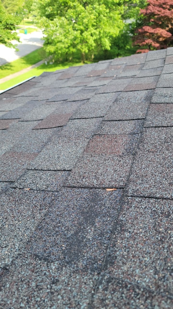 Brand: Atlas Pinnacle Color: Pristine Scotchgarde Pewter Drip: White by Eagle Eye Roofing