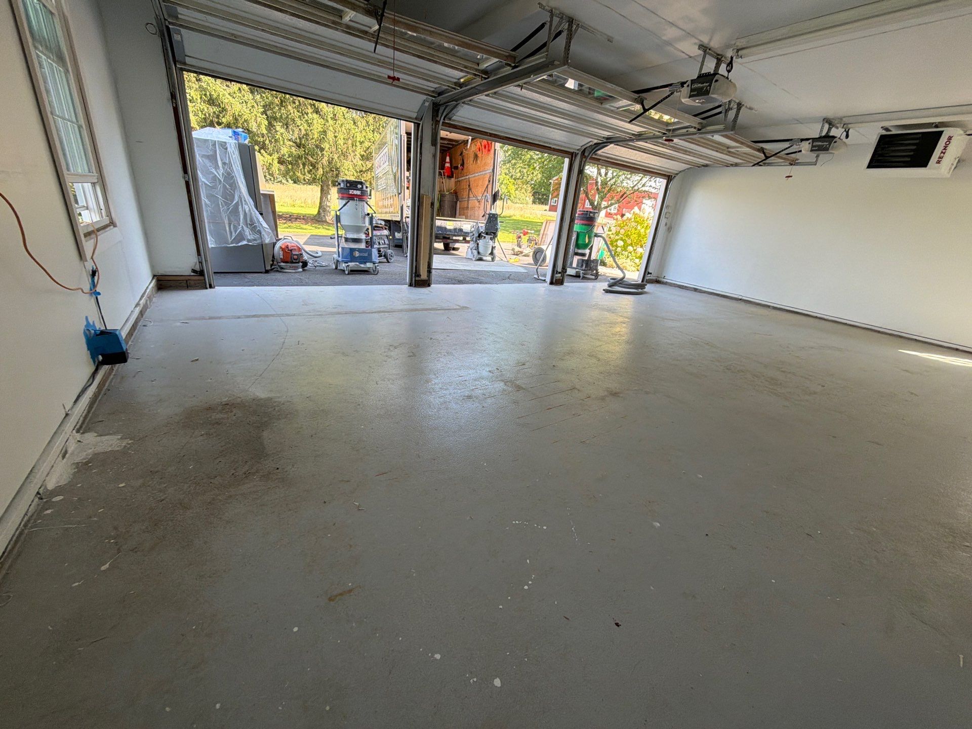 Vintage Silverado Garage Coating by NG Masonry & Construction LLC