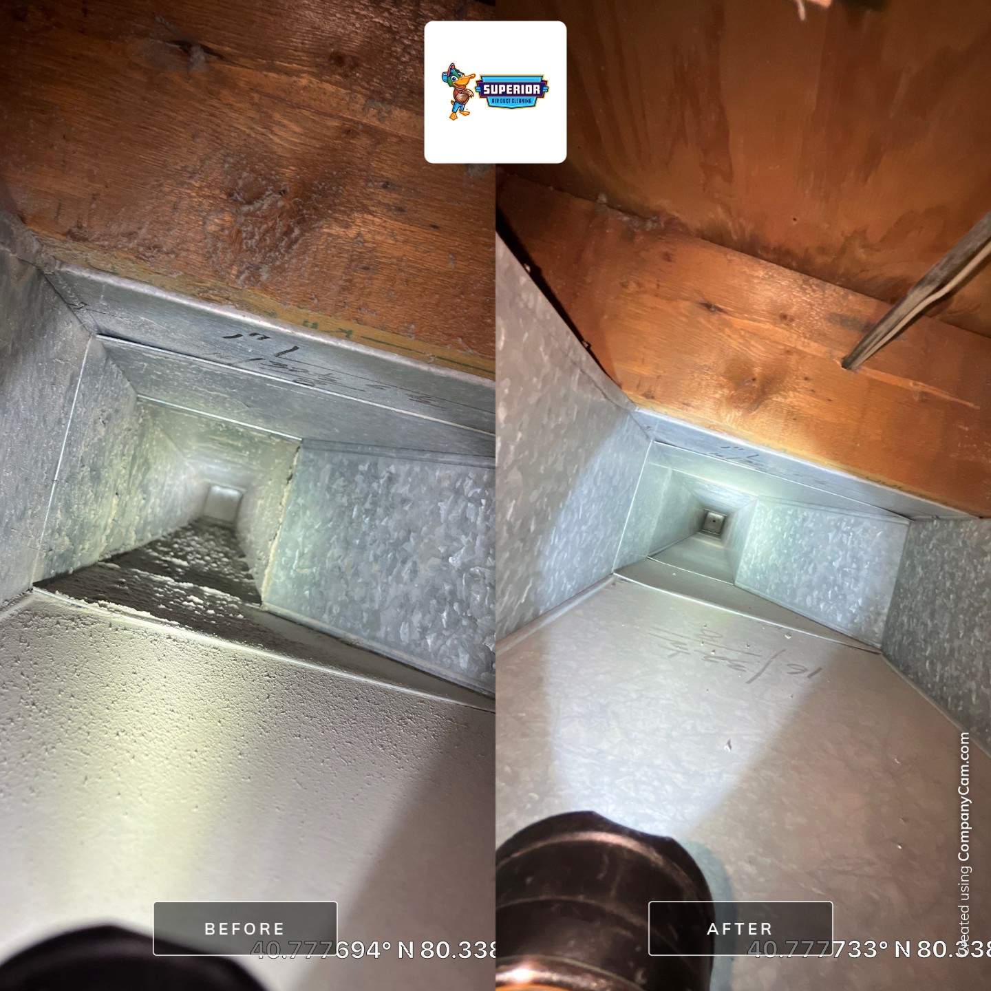 Air Duct Cleaning With a Vacuum Truck in Beaver Falls, PA by Superior Air Duct Cleaning