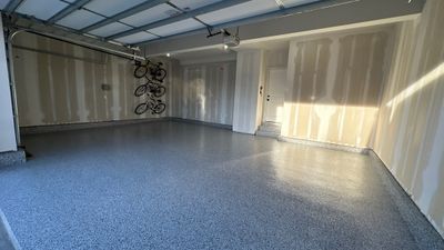 Tim S. added a Banner Garage Floor to his garage 