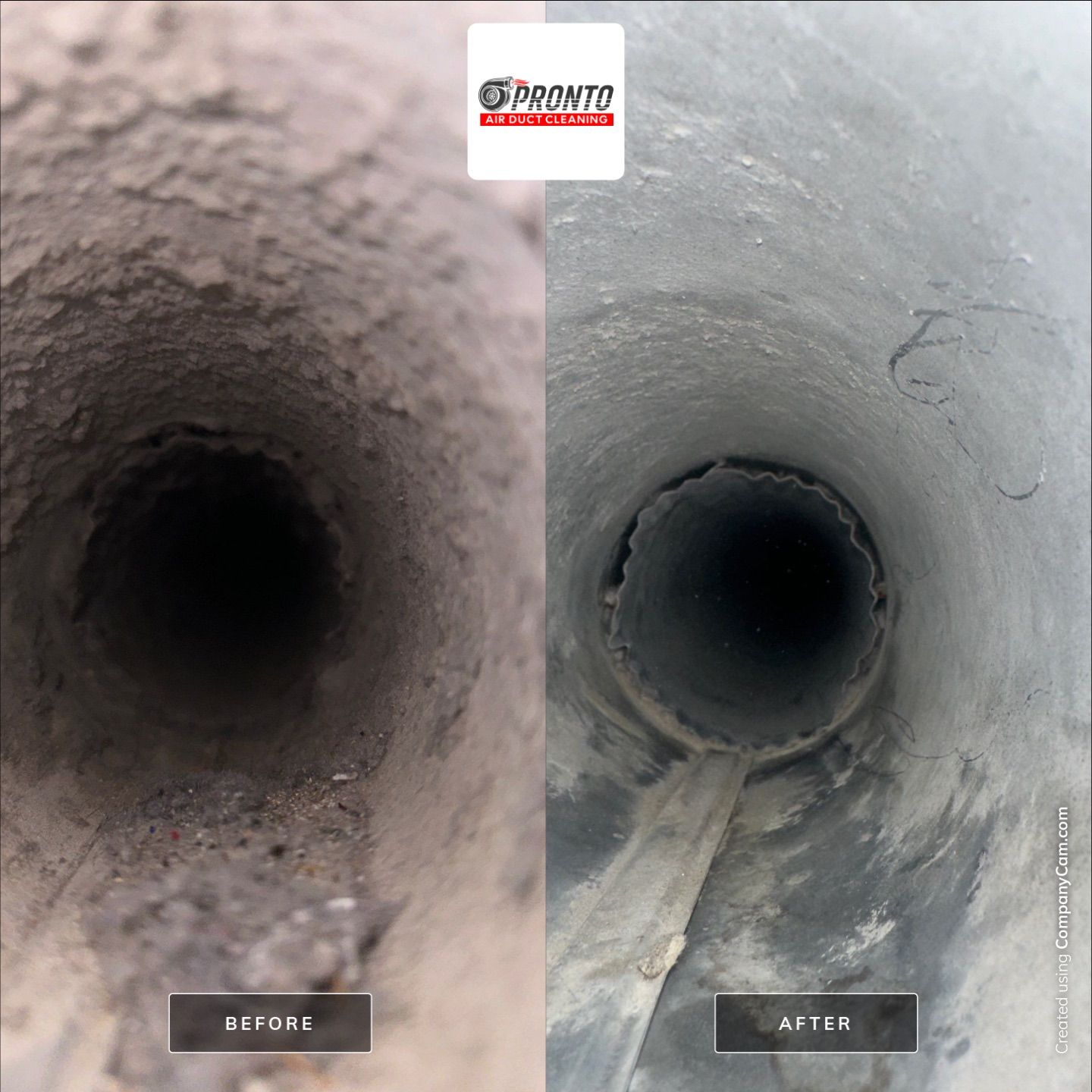 Air duct cleaning using Hypervac by Pronto Air Duct Cleaning