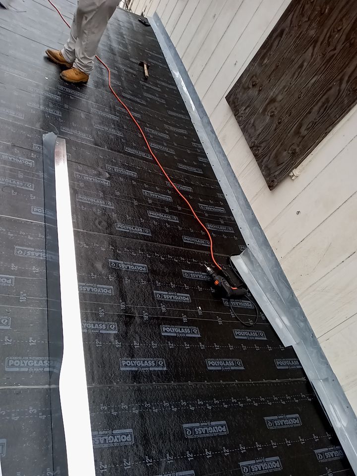 Its to Hot! Insulate this roof by Bayfront Roofing and Construction