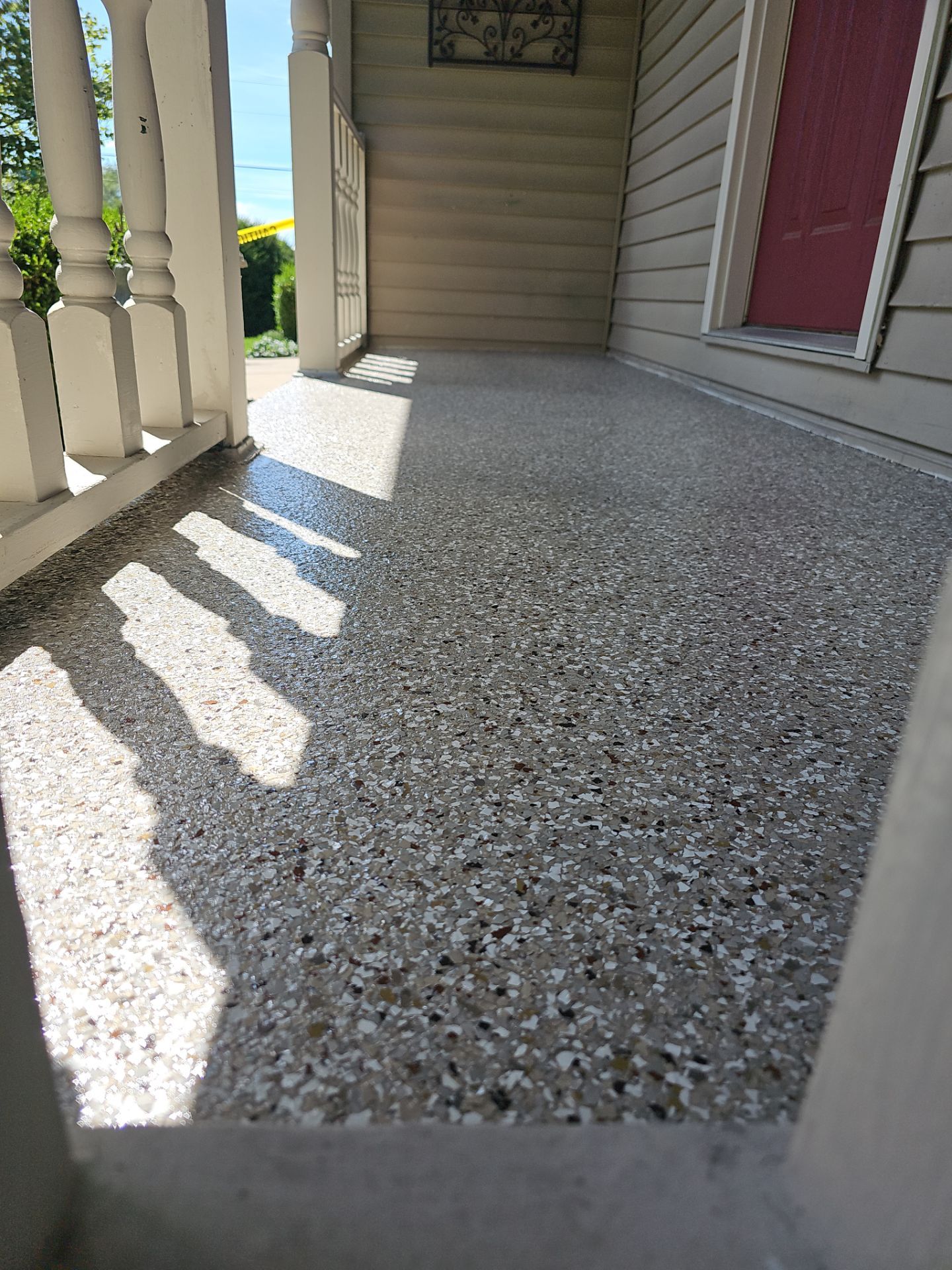 Garage and Porch Coating in Osceola by Innovative Spaces / Innovative Concrete Coatings
