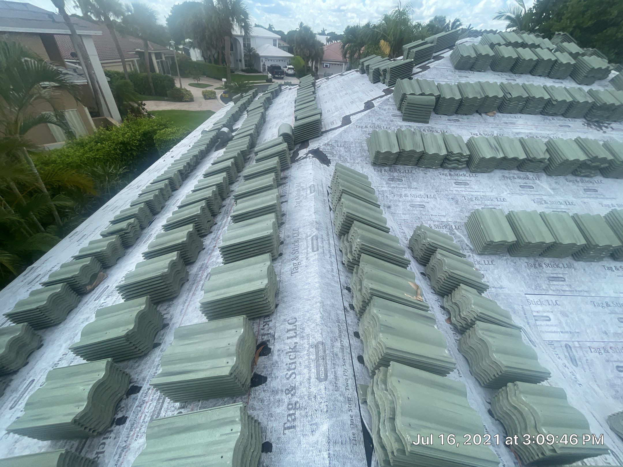 Residential Roofing Installation using Eagle Roofing Tile by BLUES BROTHERS ROOFING