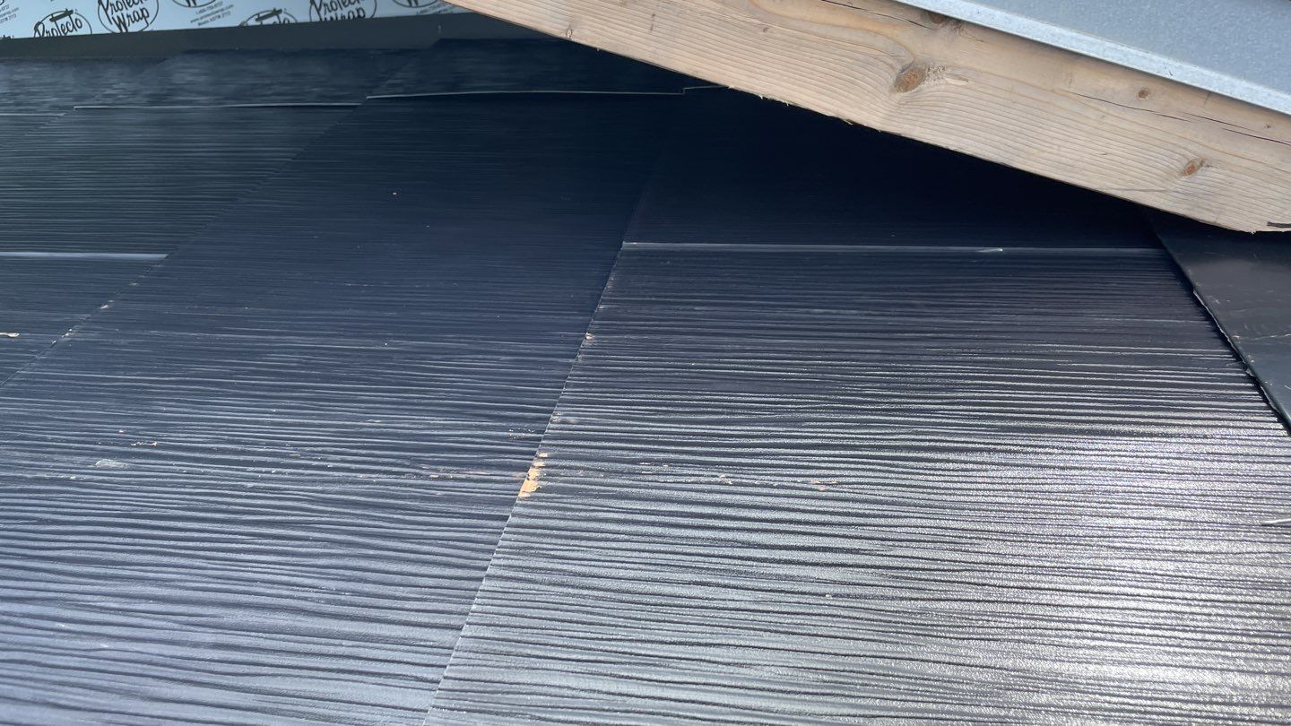 Tesla Solar Roof  using Tesla Solar Roof V3 tiles by American Home Contractors