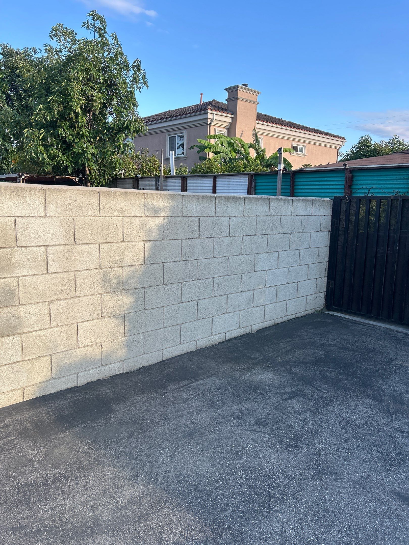 Sandblasting Graffiti Off Brick Wall In Downey, CA by La Power Washing Inc 