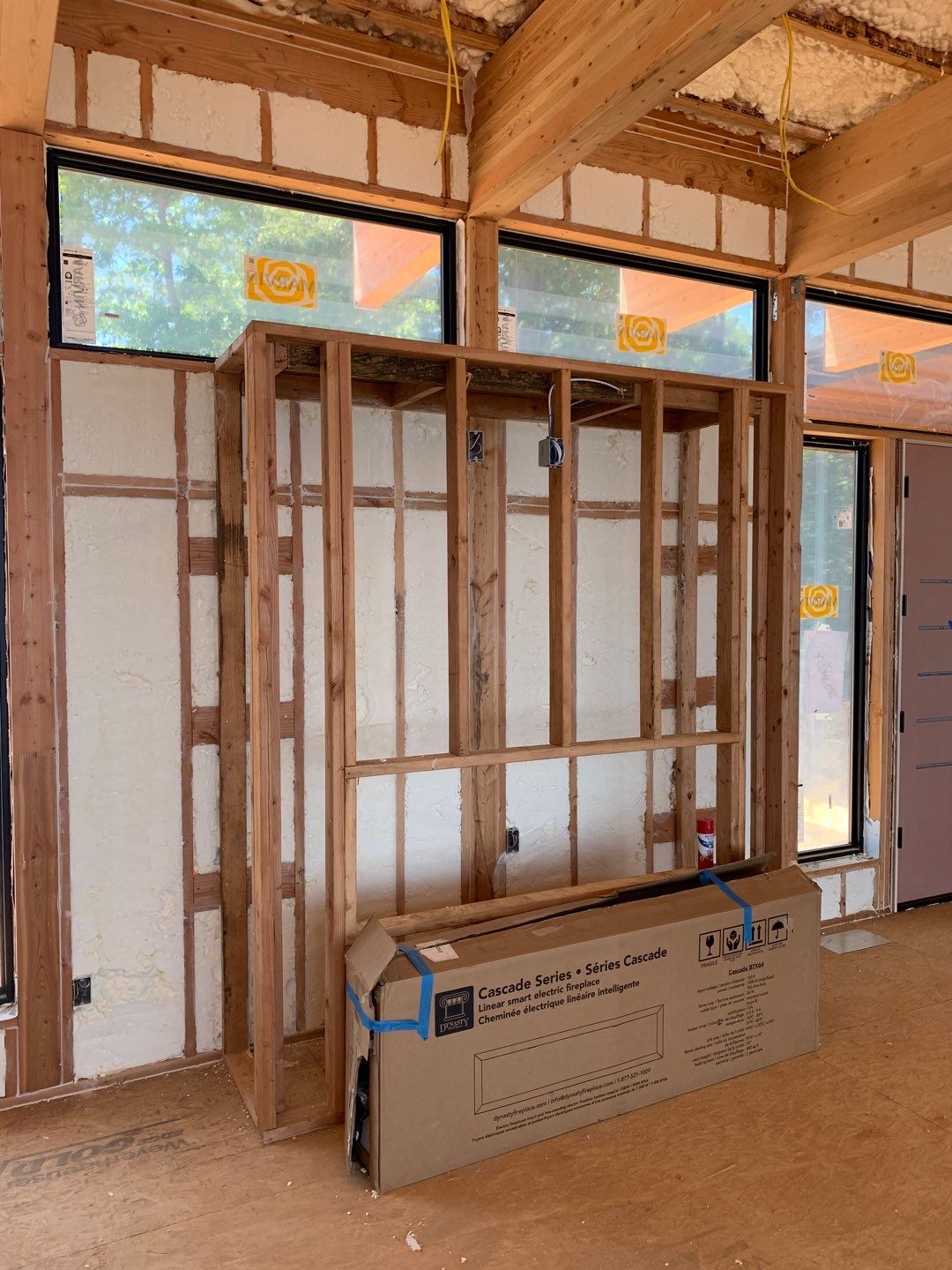 Fireplace Build by Greenspring Construction Services