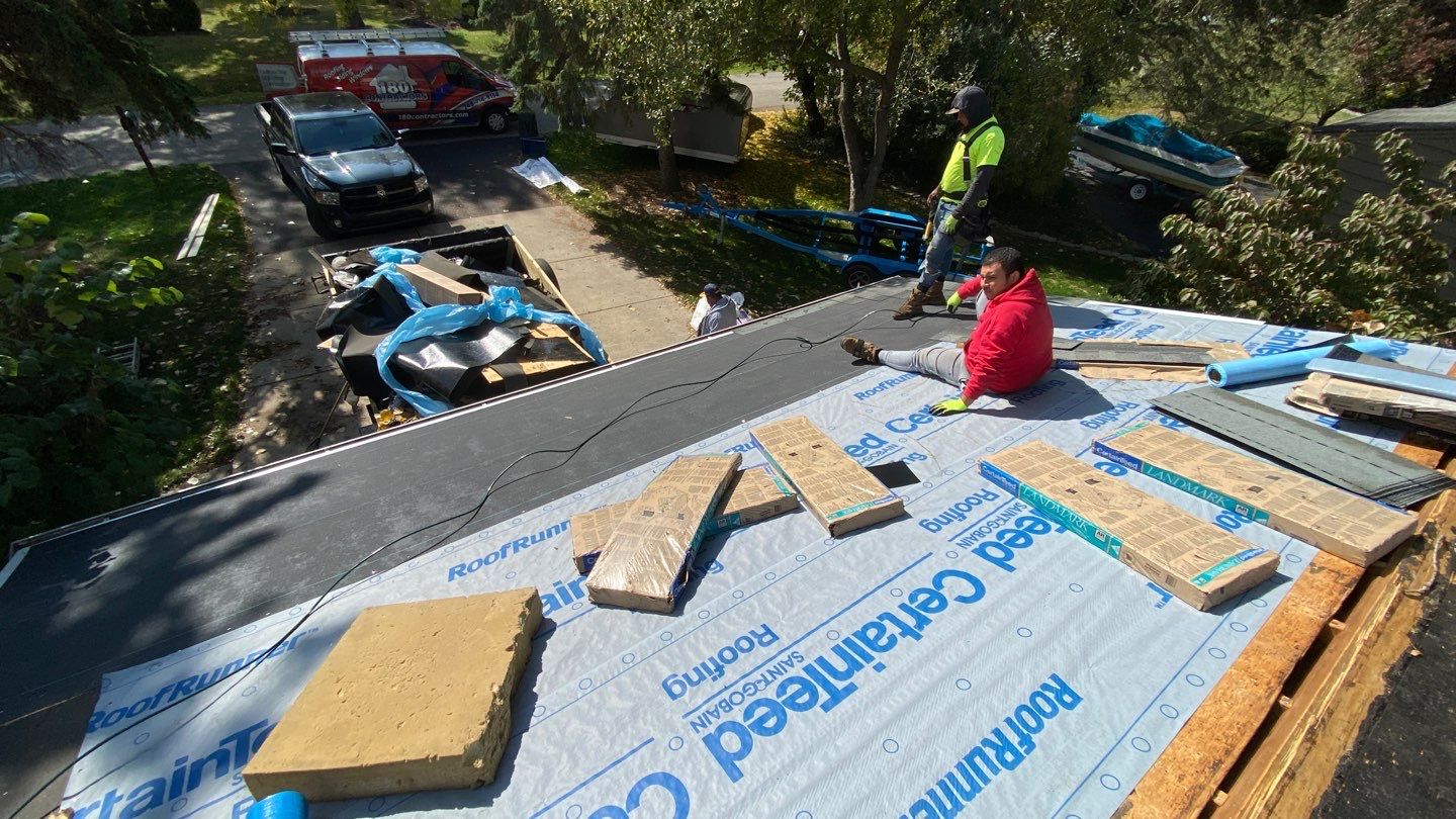 Roof Replacement using CertainTeed Landmark by 180 Contractors