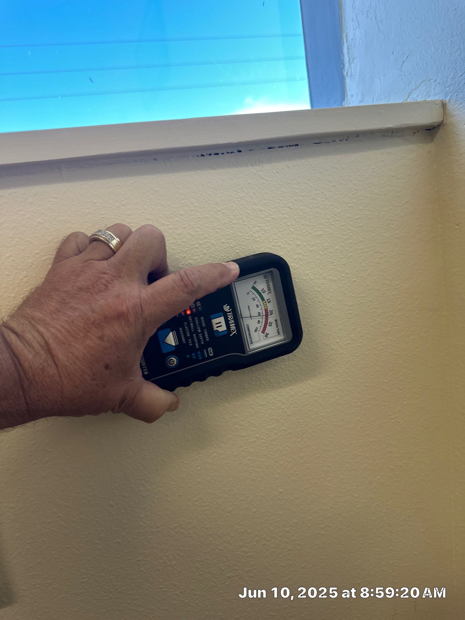 Mold testing in a commercial building by Building performance Solutions LLC