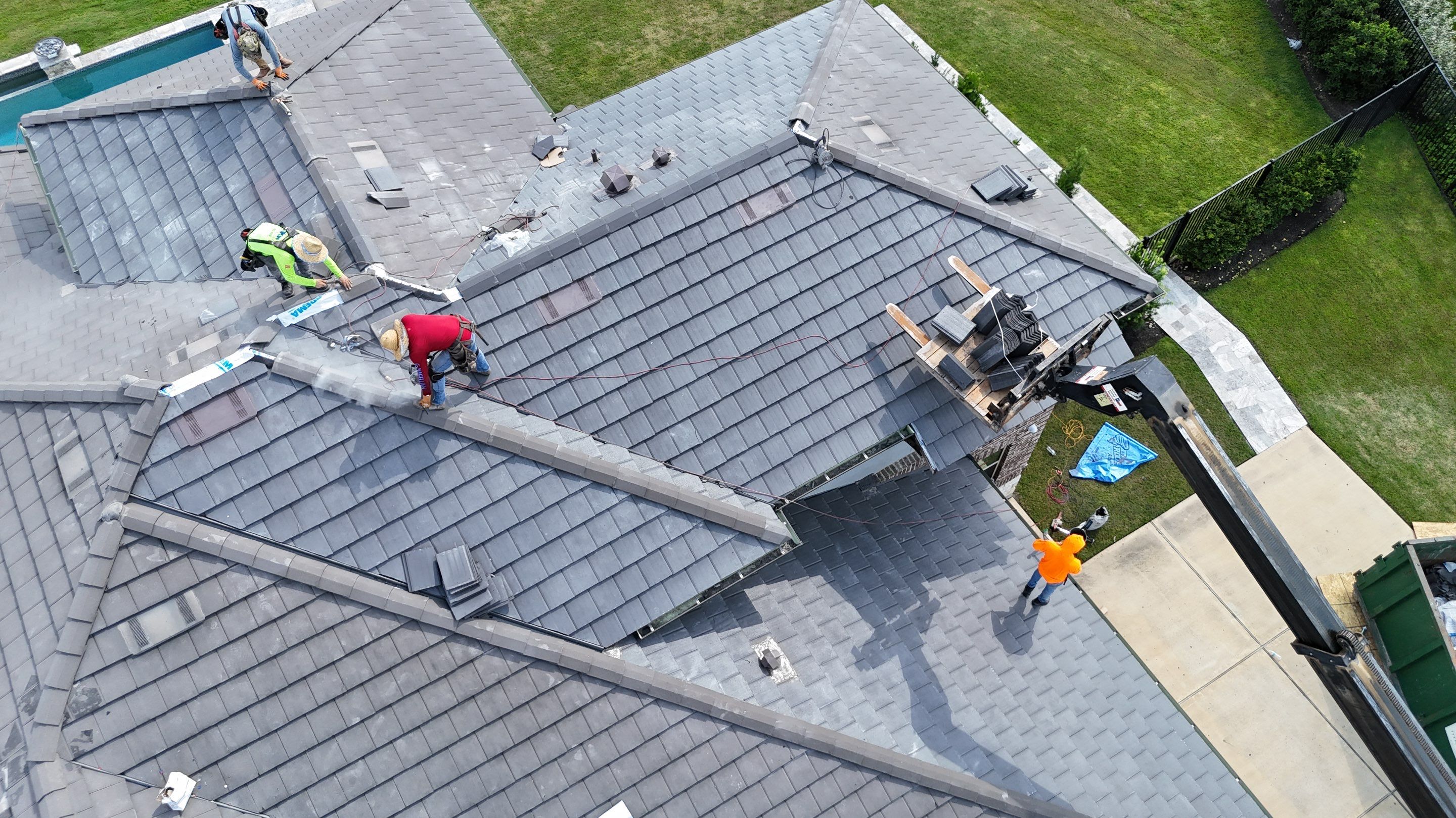 Saxony Tile Repair in Bridgeland!  by Core Four Roofing