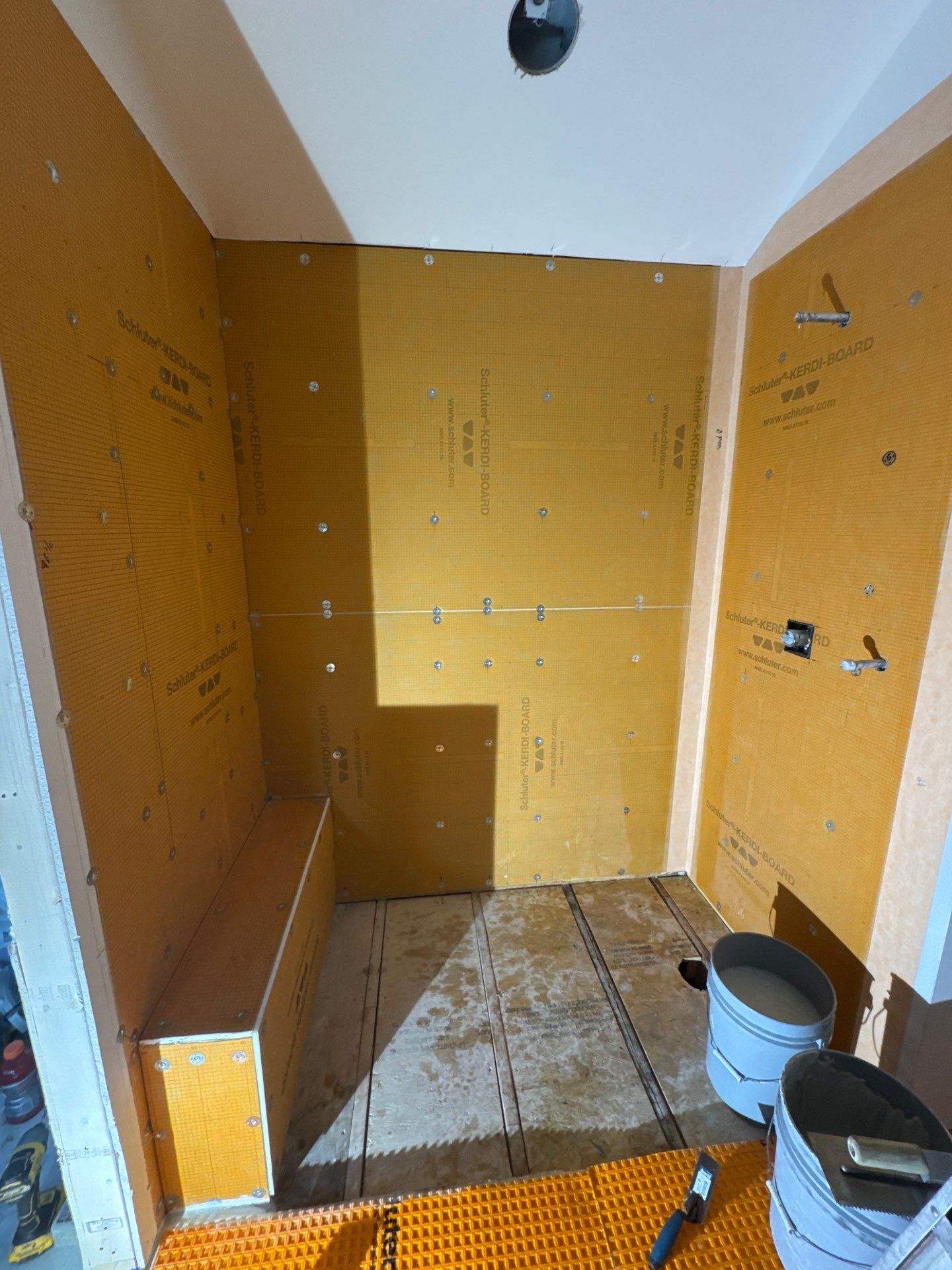 Modern Bathroom Remodeling in Decatur With Custom Tile Shower by Swift Home Renovations