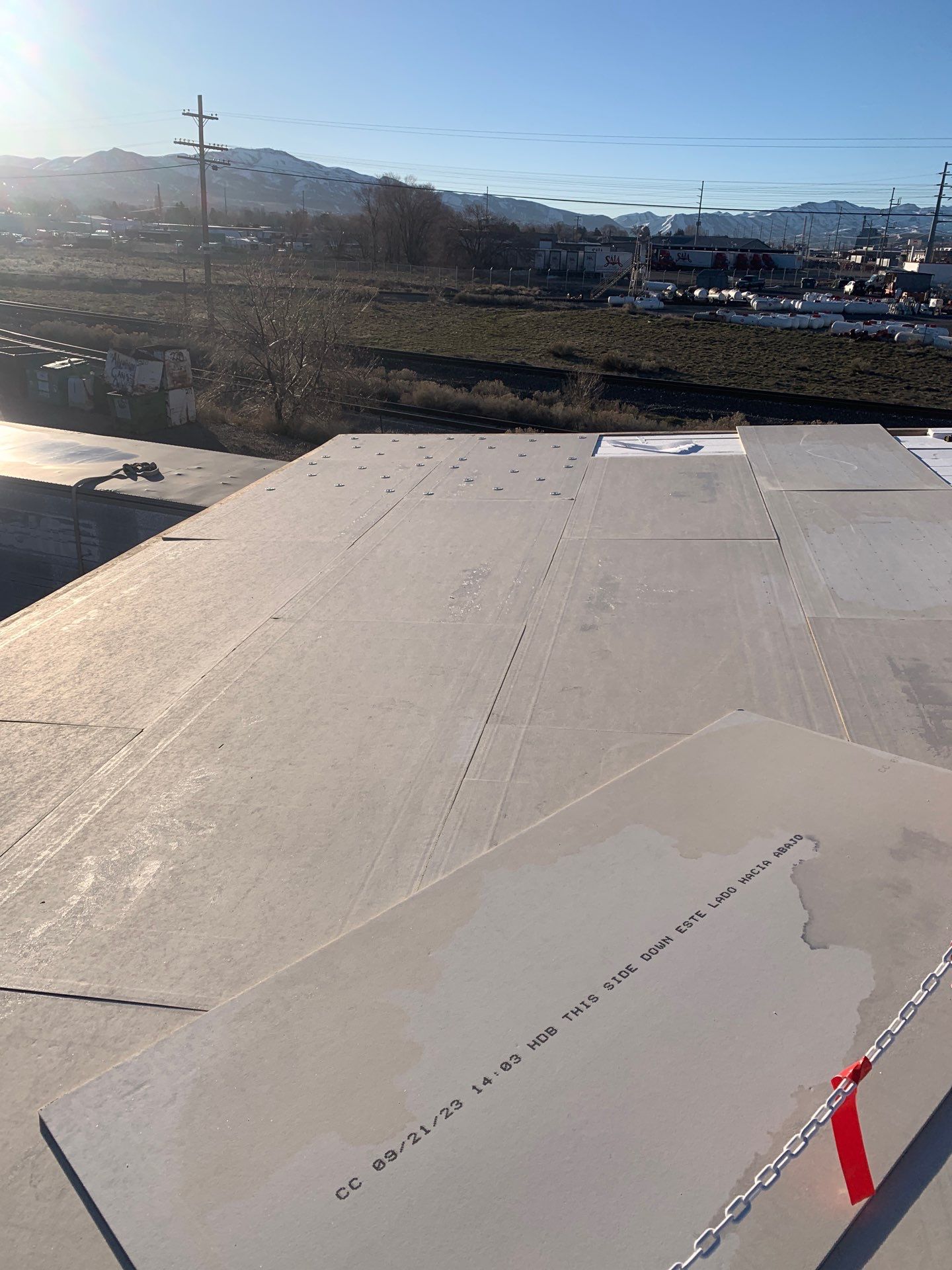 Commercial Roofing Installation using GAF TPO by All County Roofing Inc.