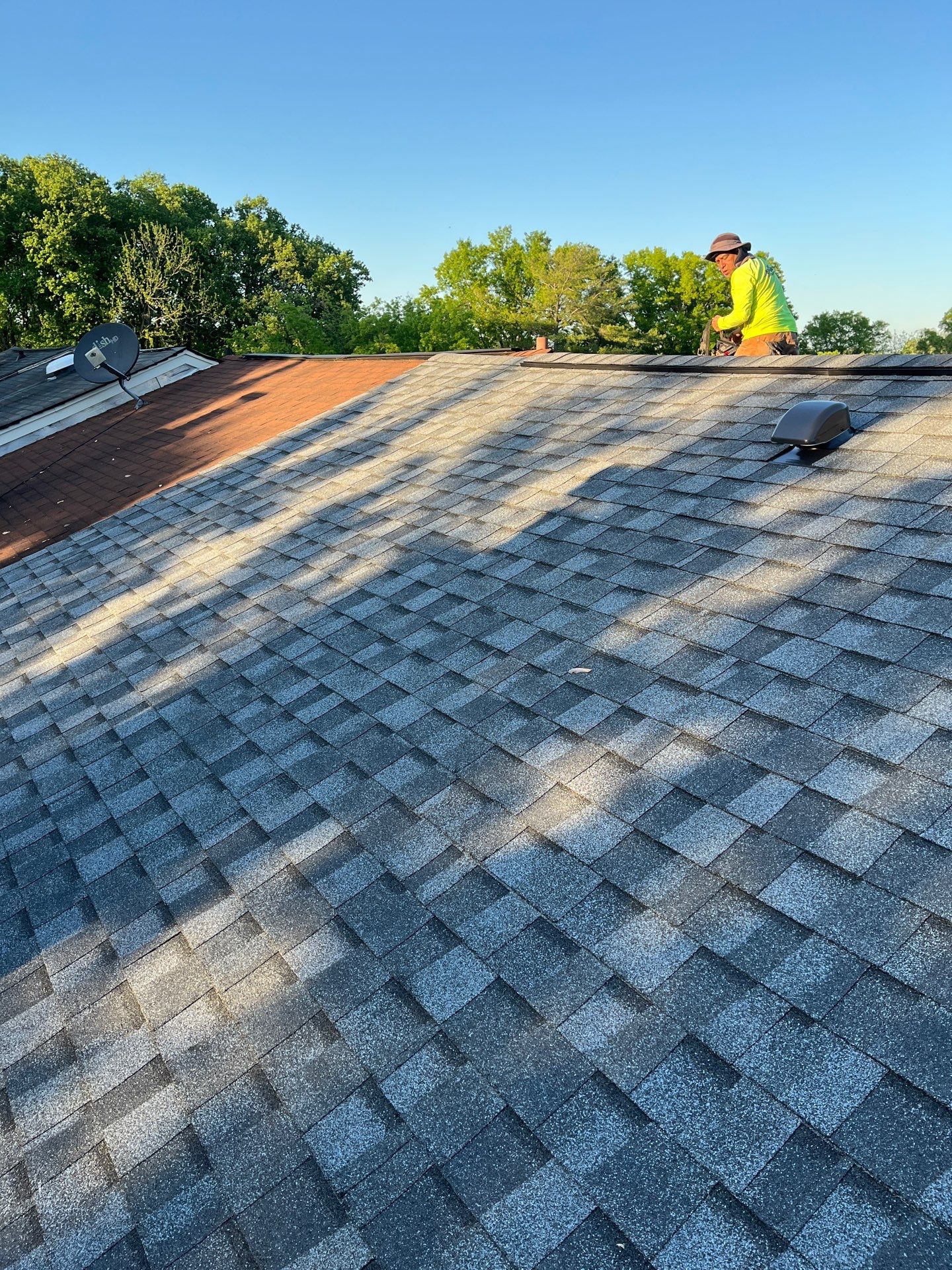 Oakton: CertainTeed Landmark Pro Designer Shingles in Max Def Pewter by RM Banning, Inc.