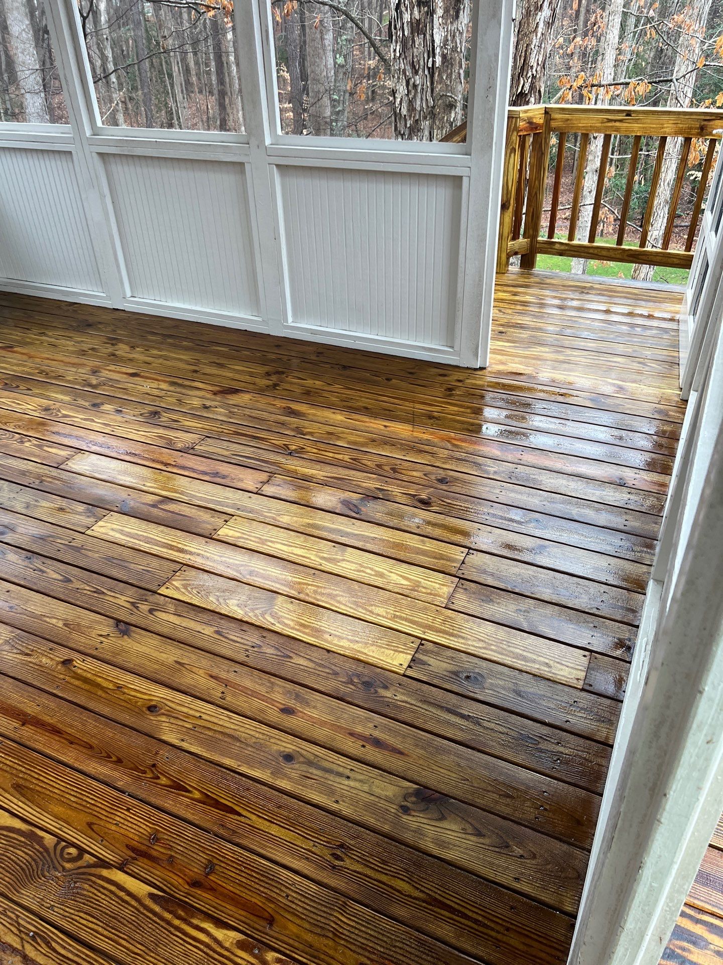 Multi level Deck coated with Wood Sealant by DuraSeal