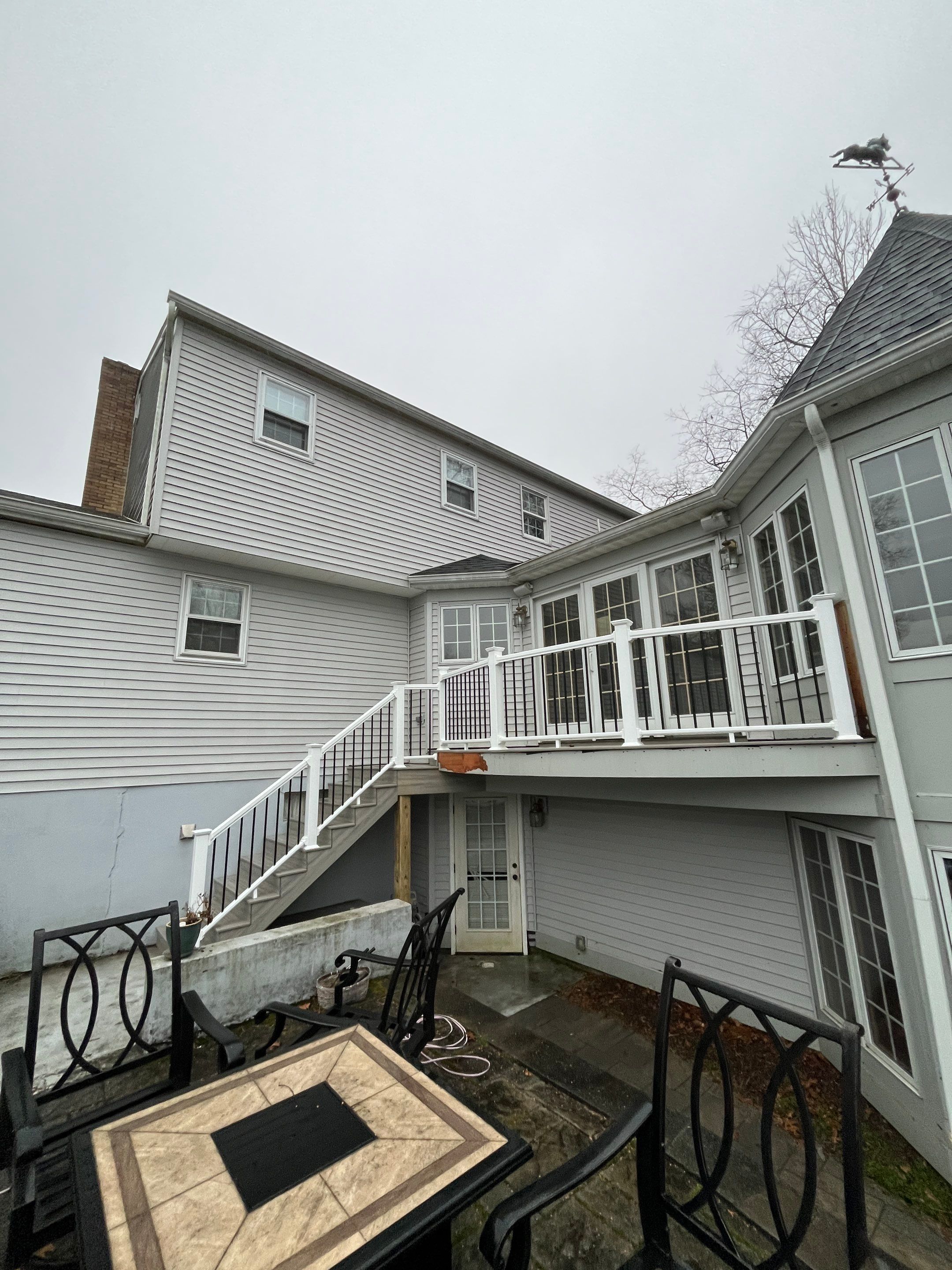 Custom deck using Deckorators by Burke Home Services