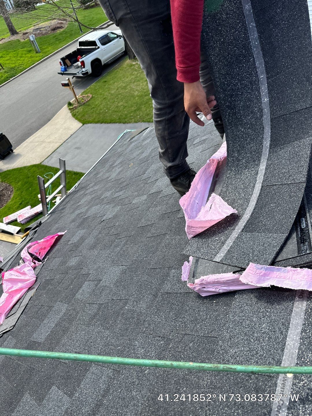 Residential Roofing Installation using Owens Corning TruDefinition Duration - Onyx Black by A Plus Exterior